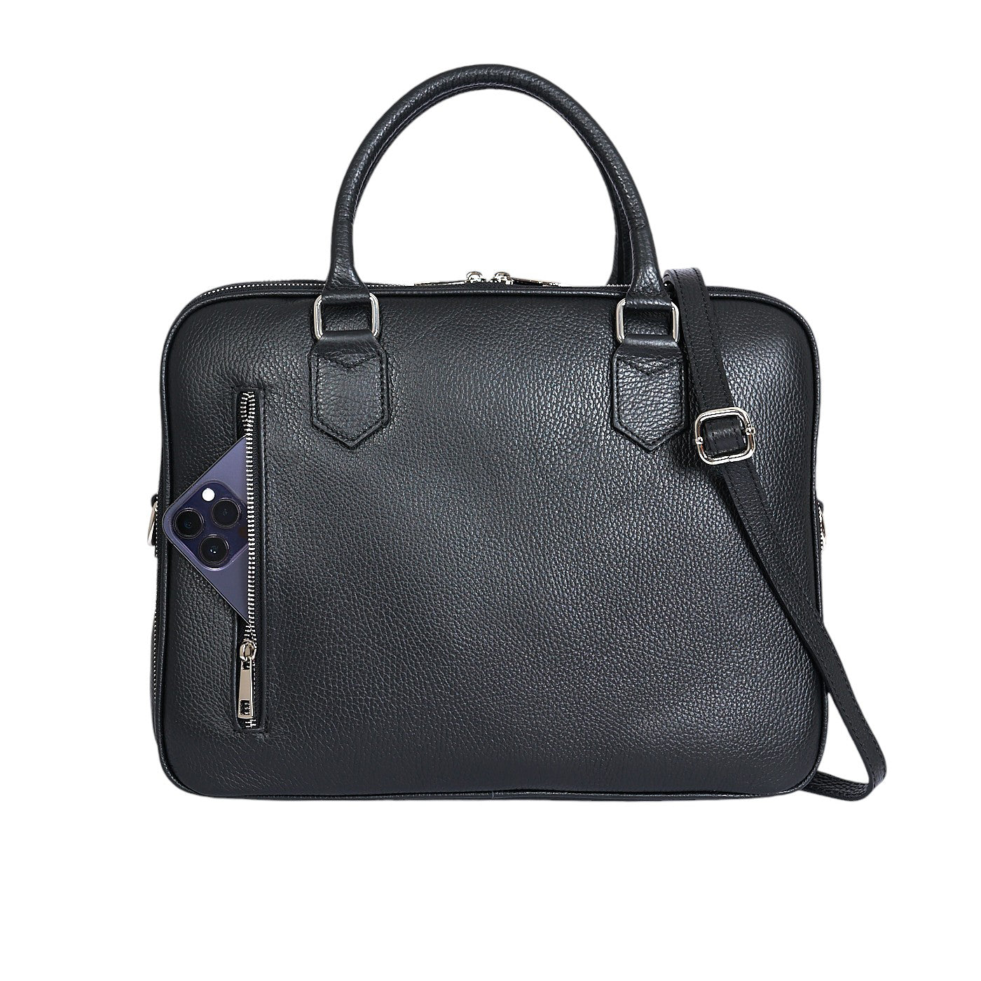 Borsa porta-pc e documenti in vera pelle di Vitello mod. Omar