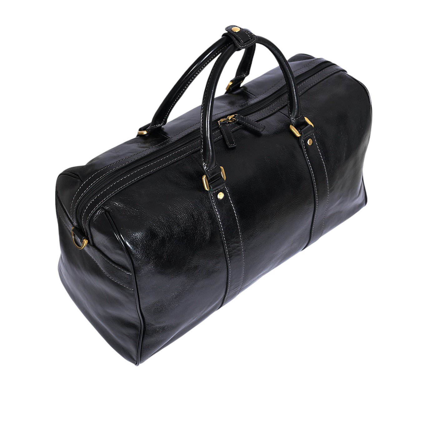 Borsone da viaggio in vera pelle di Vitello Tamponata mod. IGOR