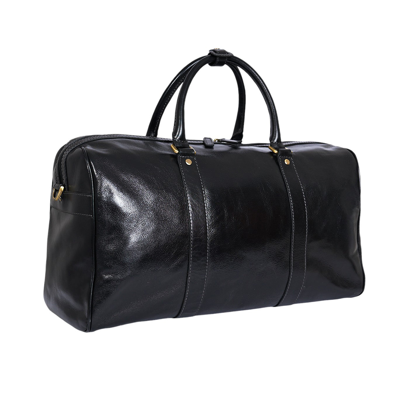 Borsone da viaggio in vera pelle di Vitello Tamponata mod. IGOR