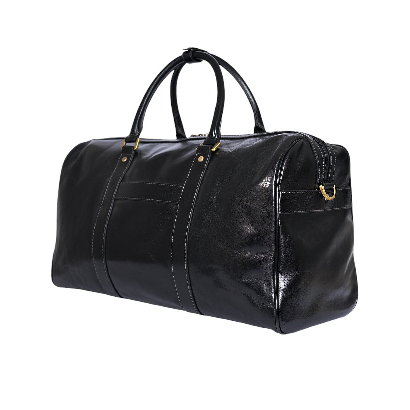 Borsone da viaggio in vera pelle di Vitello Tamponata mod. IGOR