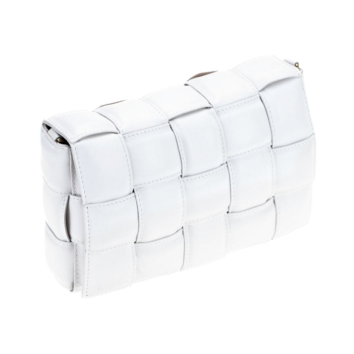 Borsa a spalla da donna in vera pelle con tracolla regolabile mod. FLORA