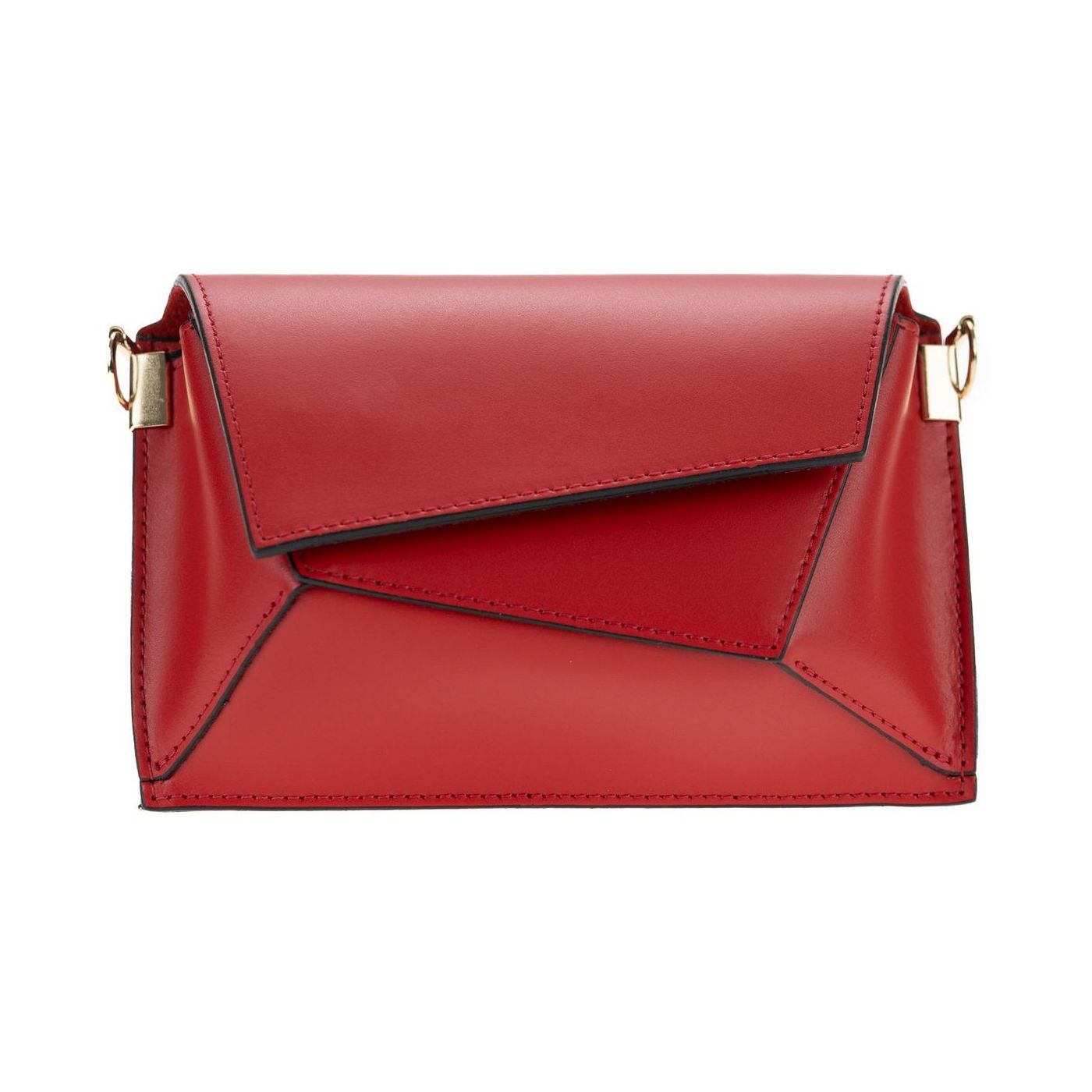 Borsa a spalla da donna in vera pelle con tracolla regolabile mod. CHARLOTTE