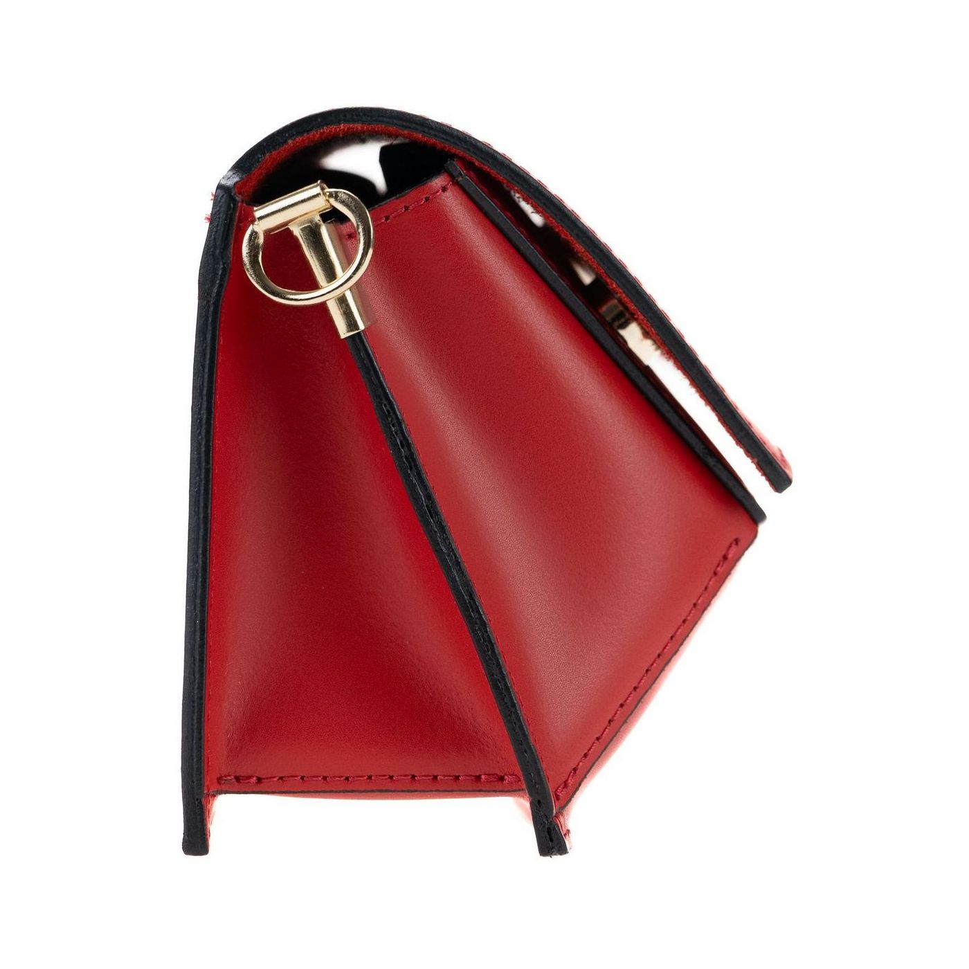 Borsa a spalla da donna in vera pelle con tracolla regolabile mod. CHARLOTTE