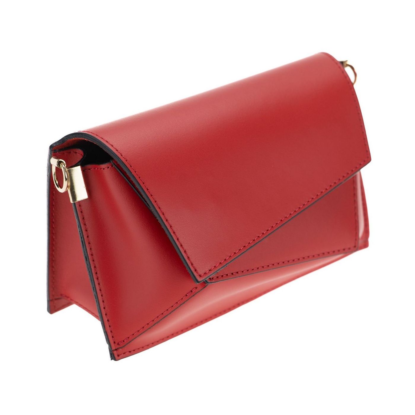 Borsa a spalla da donna in vera pelle con tracolla regolabile mod. CHARLOTTE