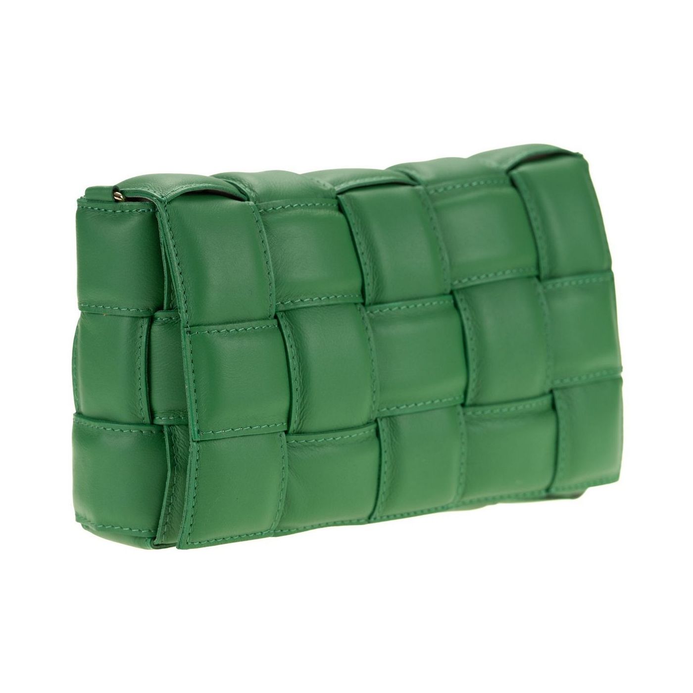 Borsa a spalla da donna in vera pelle con tracolla regolabile mod. FLORA