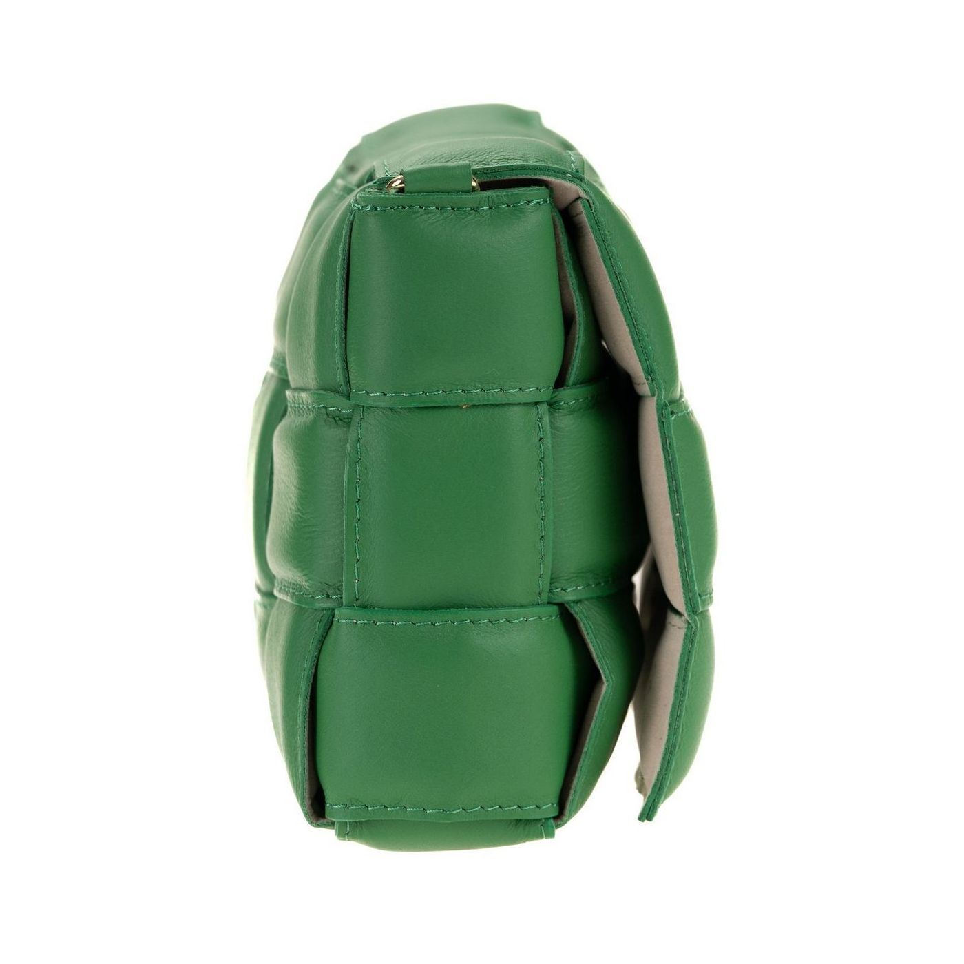 Borsa a spalla da donna in vera pelle con tracolla regolabile mod. FLORA