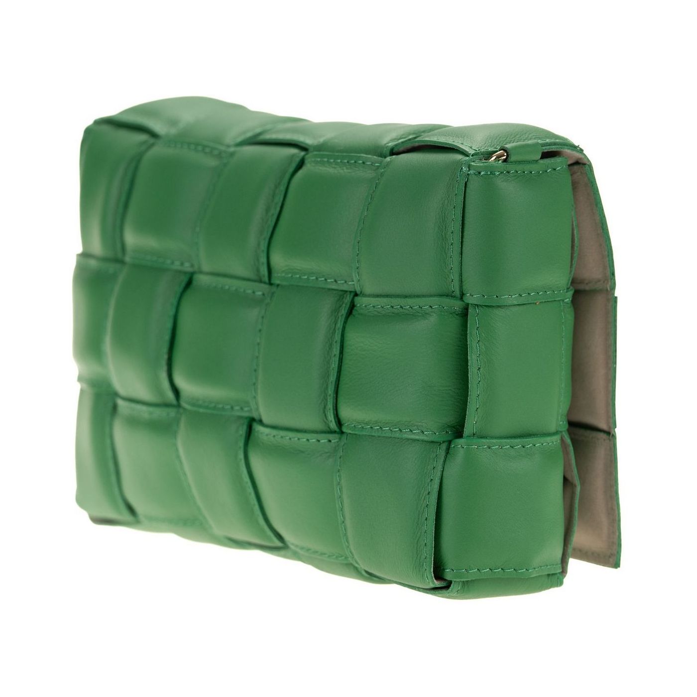 Borsa a spalla da donna in vera pelle con tracolla regolabile mod. FLORA