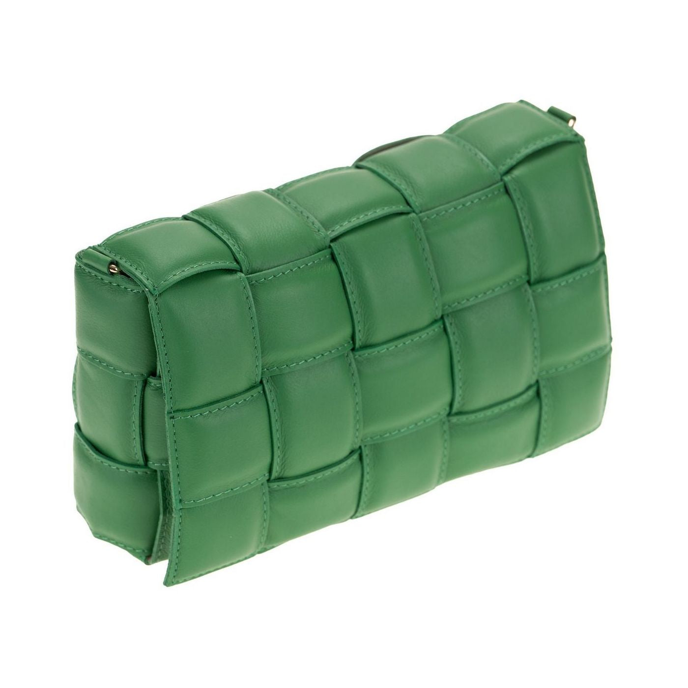 Borsa a spalla da donna in vera pelle con tracolla regolabile mod. FLORA