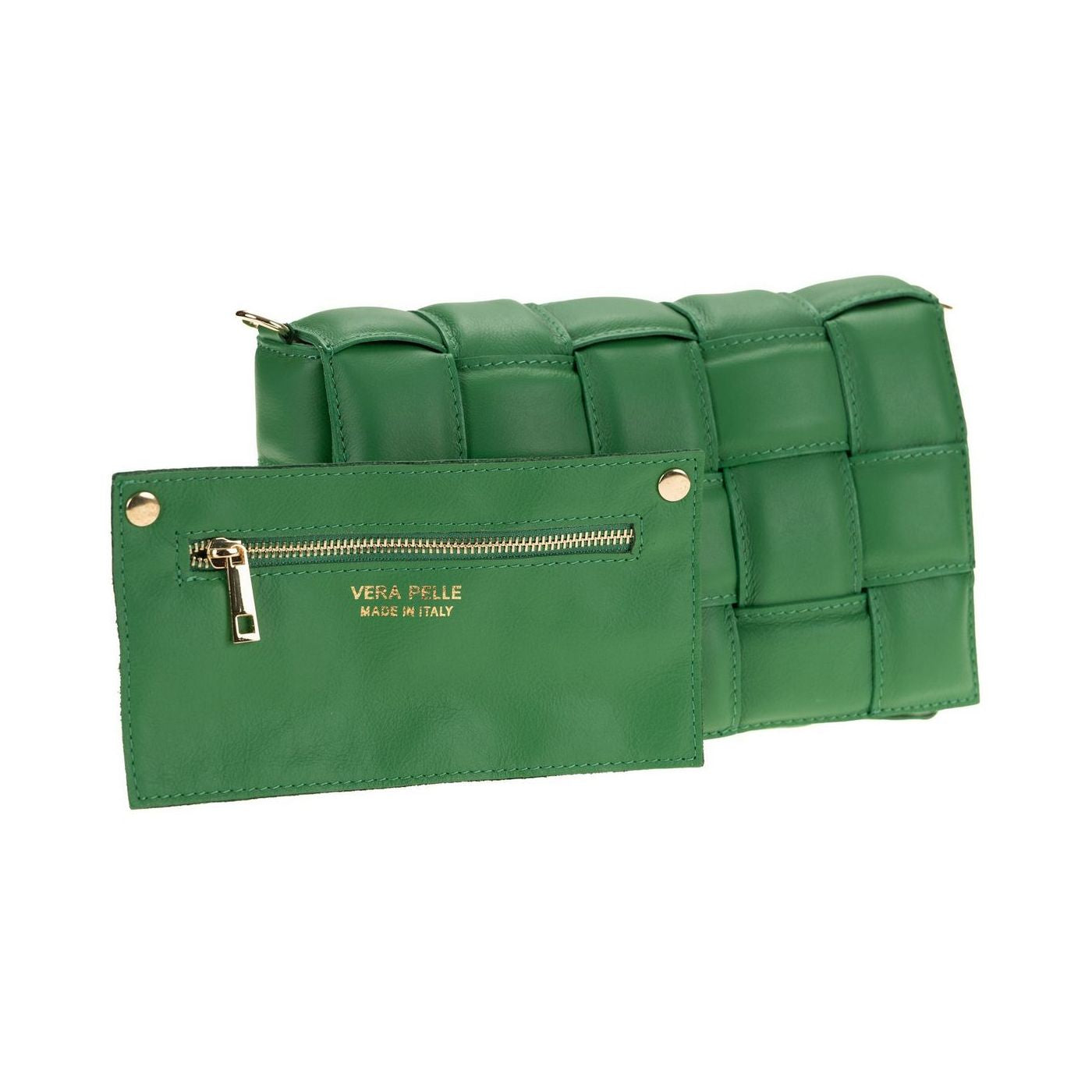 Borsa a spalla da donna in vera pelle con tracolla regolabile mod. FLORA