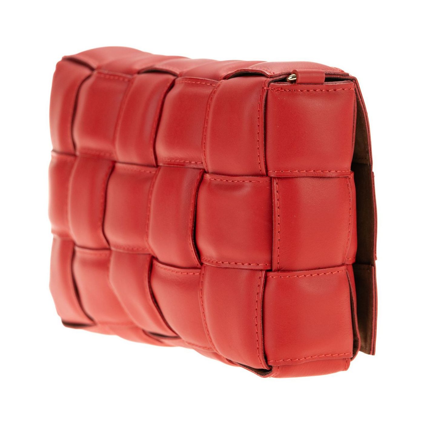 Borsa a spalla da donna in vera pelle con tracolla regolabile mod. FLORA