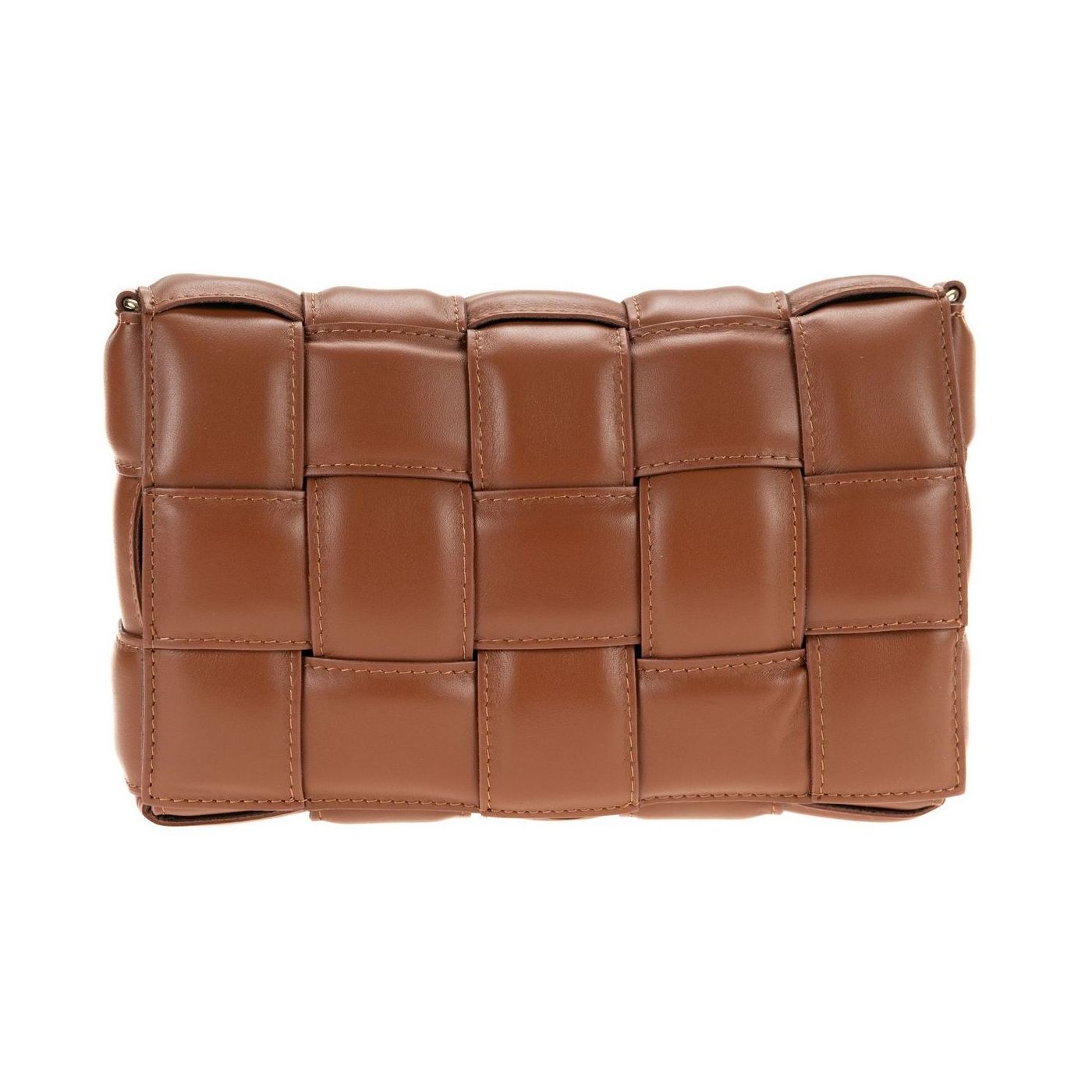 Borsa a spalla da donna in vera pelle con tracolla regolabile mod. FLORA