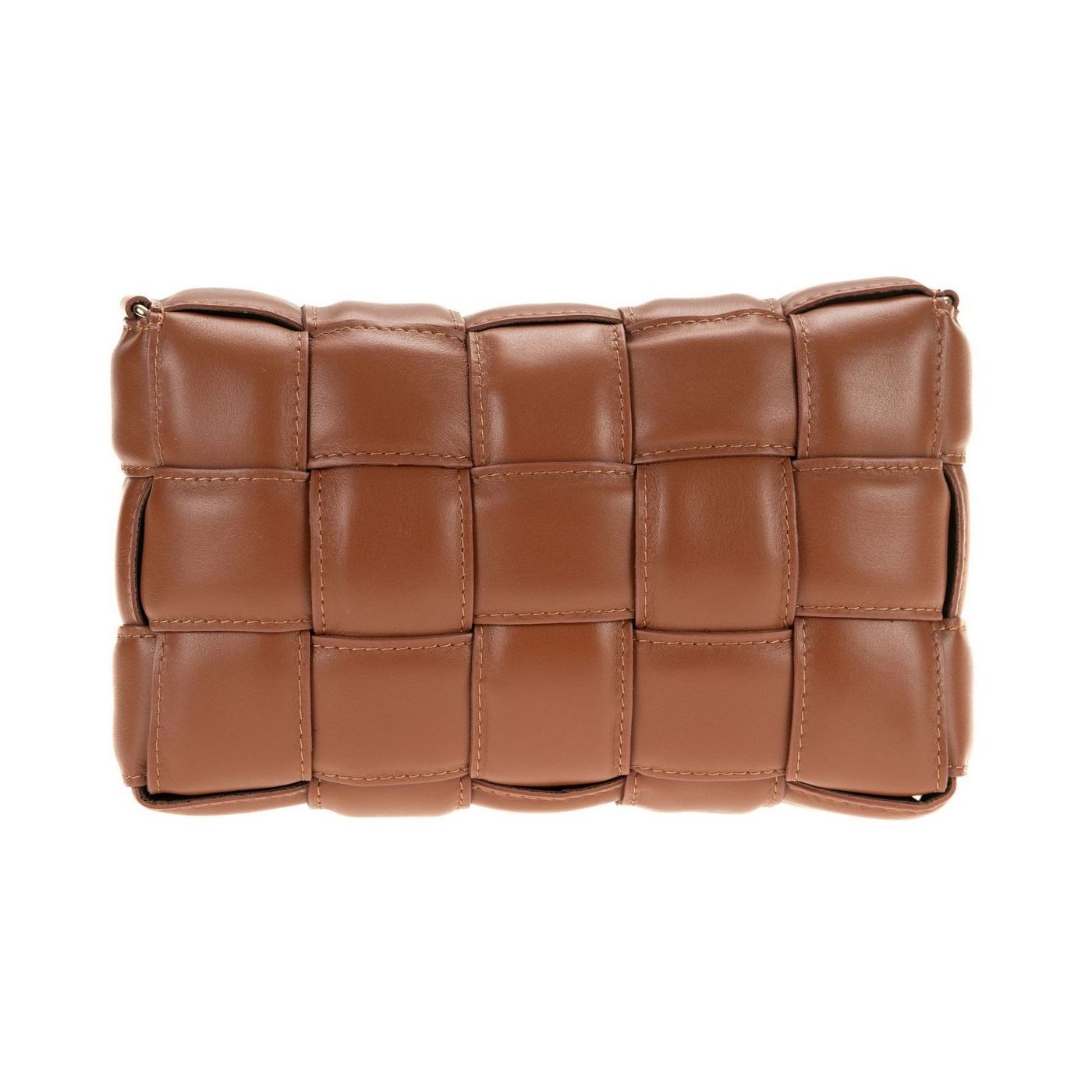 Borsa a spalla da donna in vera pelle con tracolla regolabile mod. FLORA