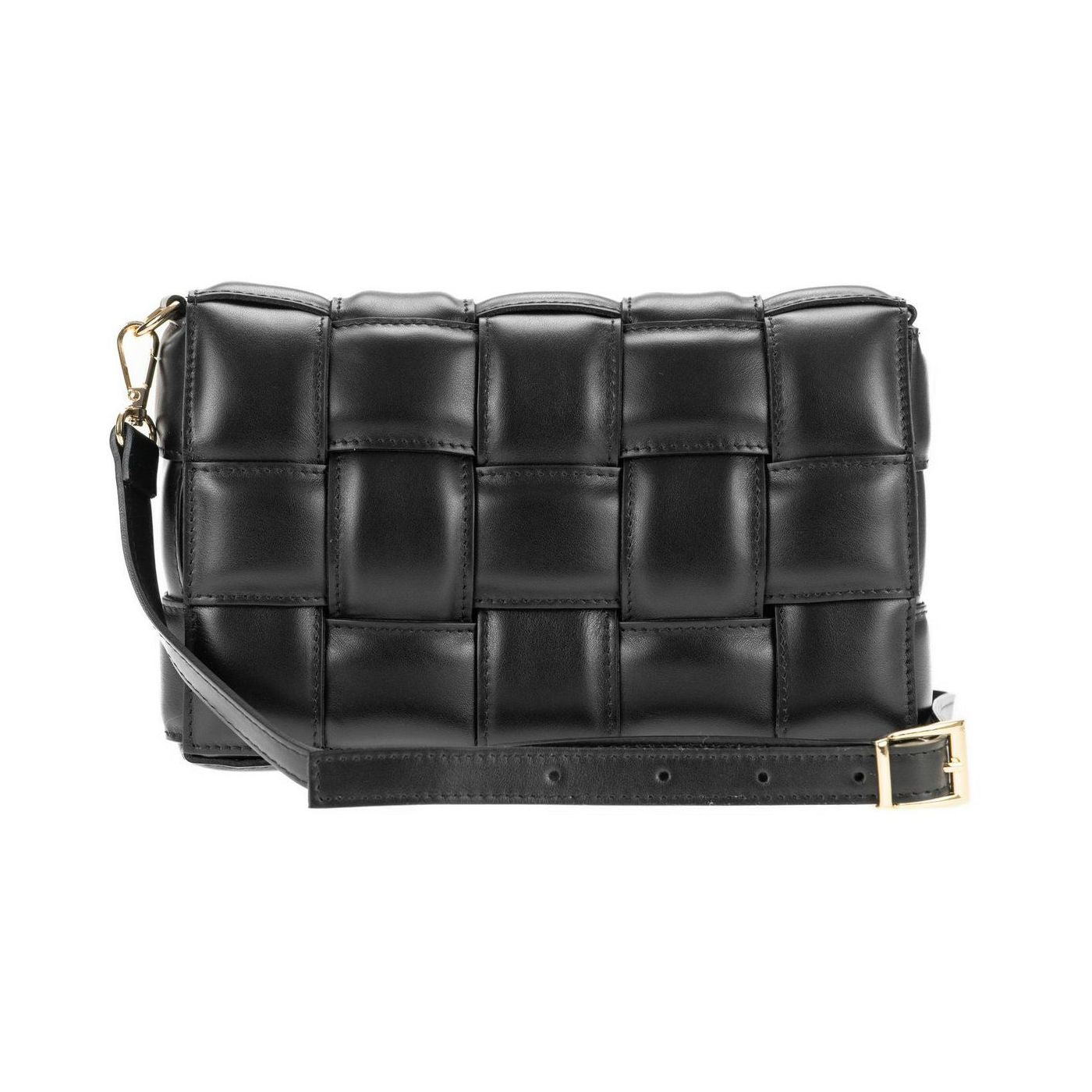 Borsa a spalla da donna in vera pelle con tracolla regolabile mod. FLORA