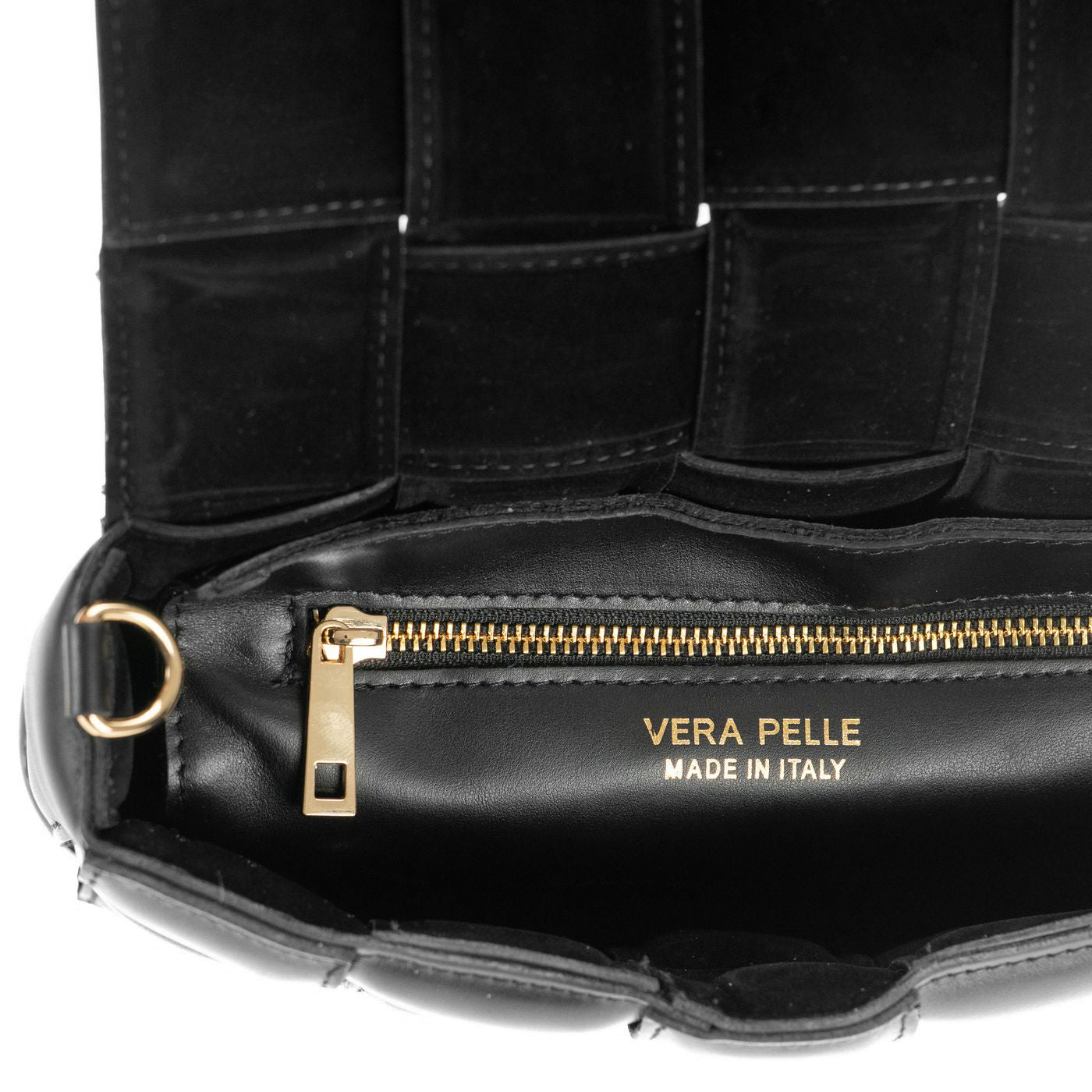 Borsa a spalla da donna in vera pelle con tracolla regolabile mod. FLORA