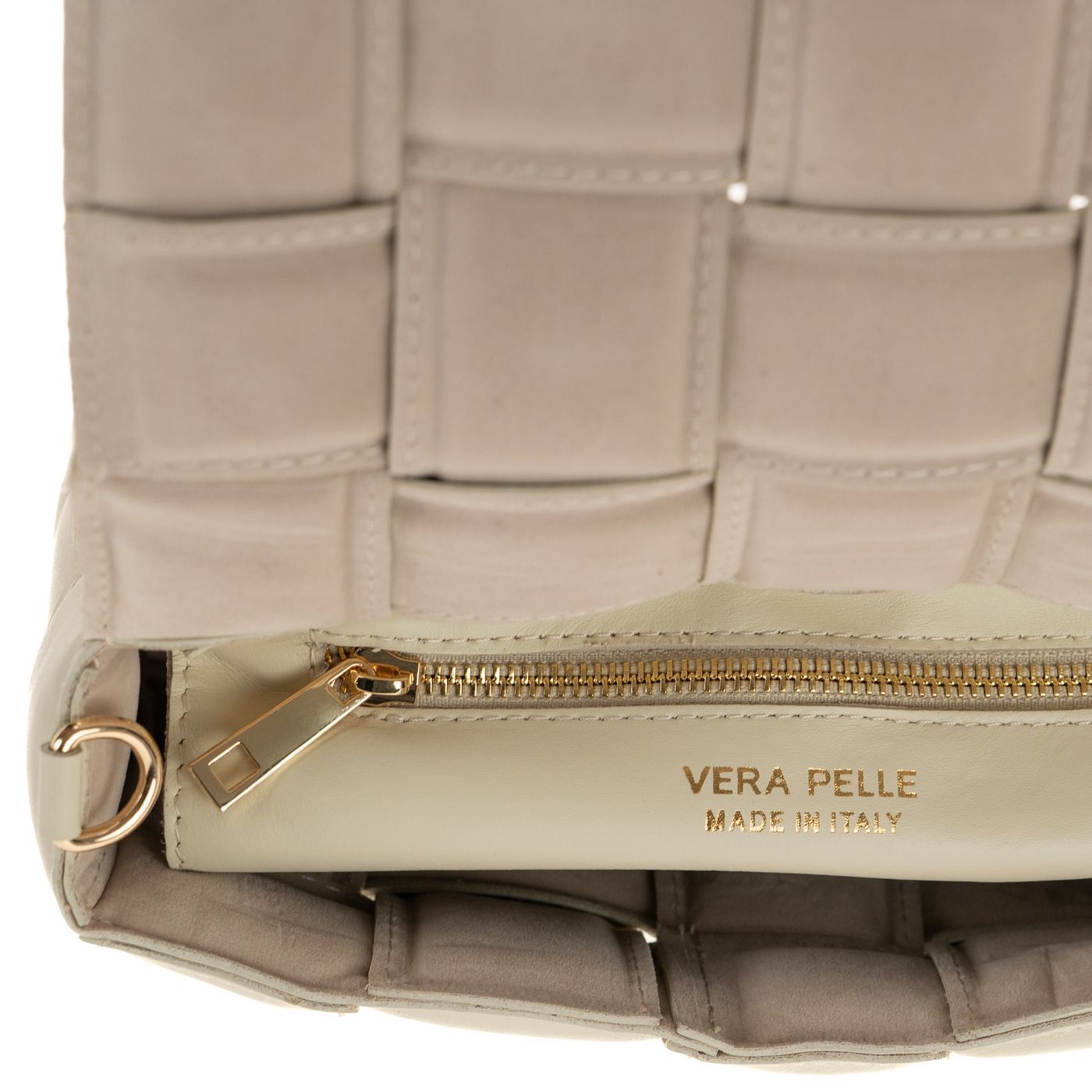 Borsa a spalla da donna in vera pelle con tracolla regolabile mod. FLORA