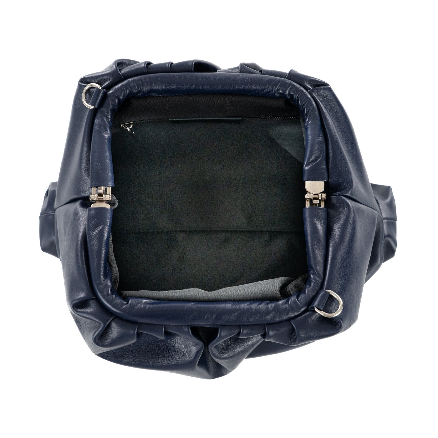 Borsa a mano da donna in vera pelle con tracolla regolabile mod. NUVOLA