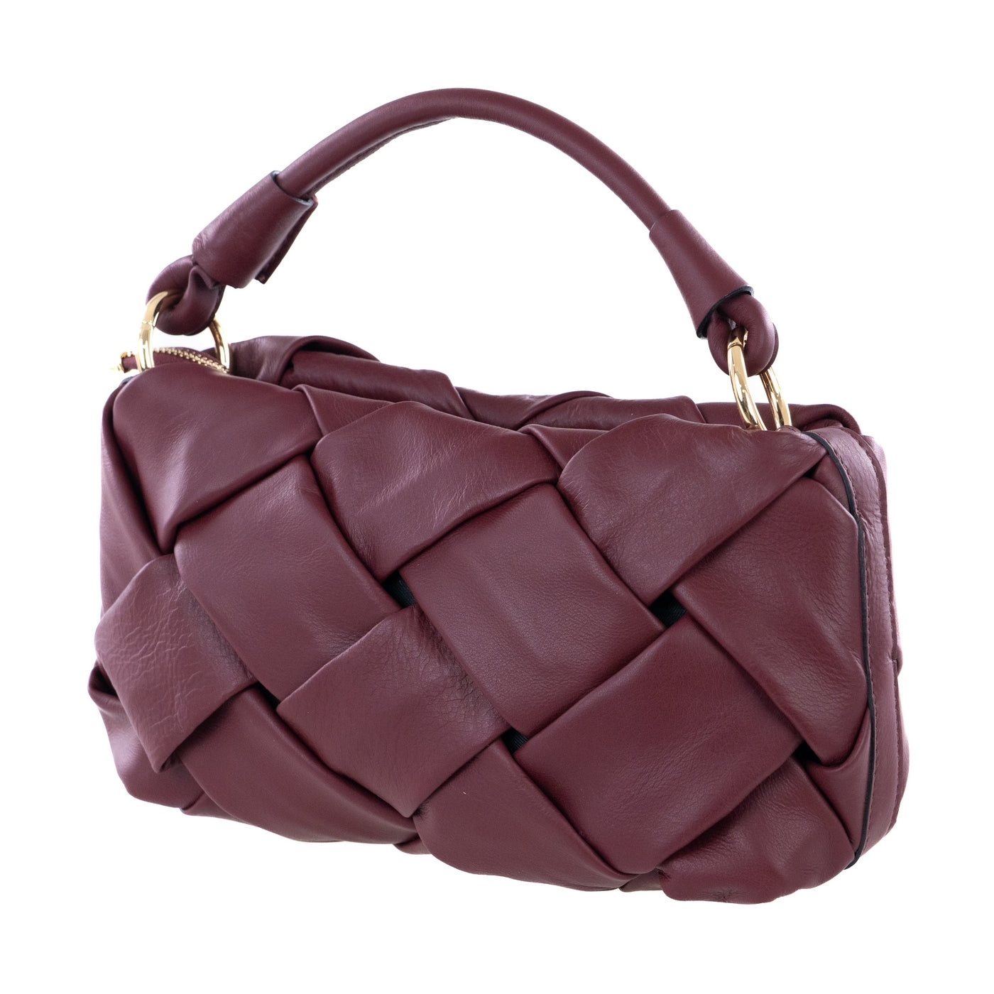 Borsa a spalla da donna in vera pelle con tracolla regolabile mod. GRACE