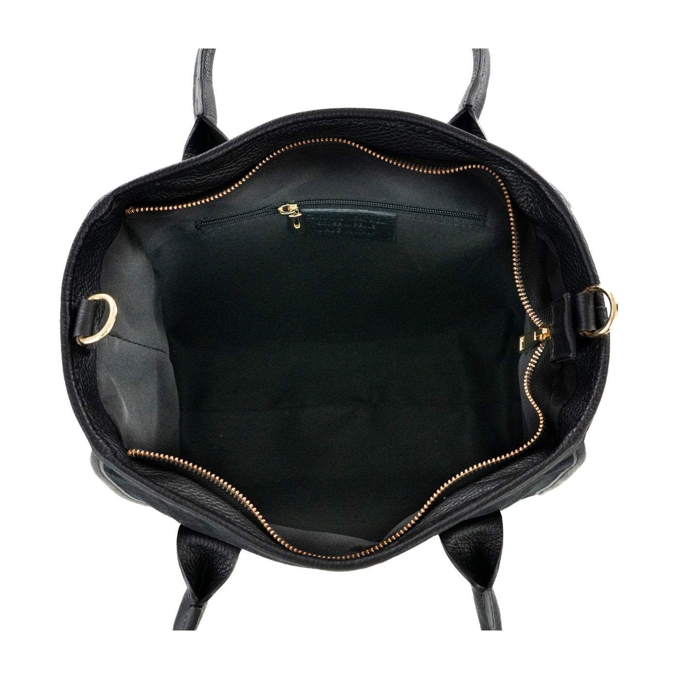 Borsa shopping donna con doppio manico in vera pelle di vitello e in pelle scamosciata con tracolla regolabile mod. Faty