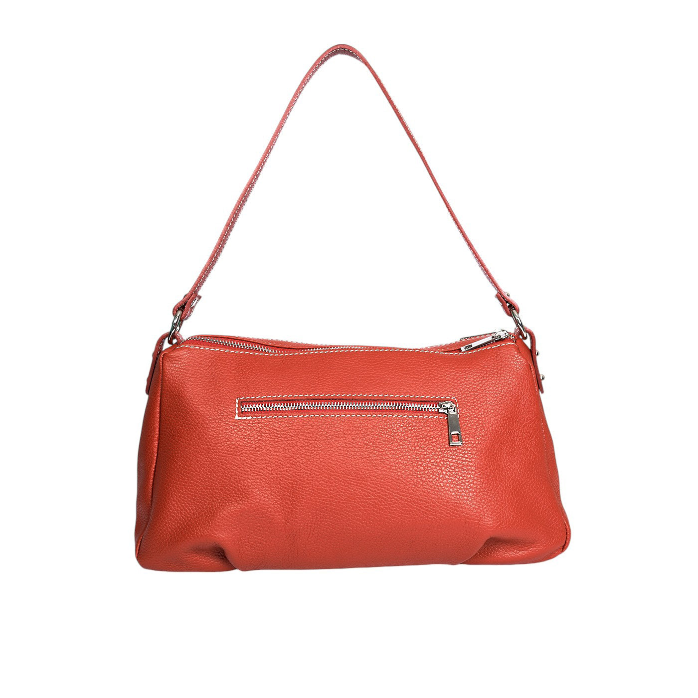 Borsa a spalla da donna in vera pelle con tracolla regolabile mod. Nina