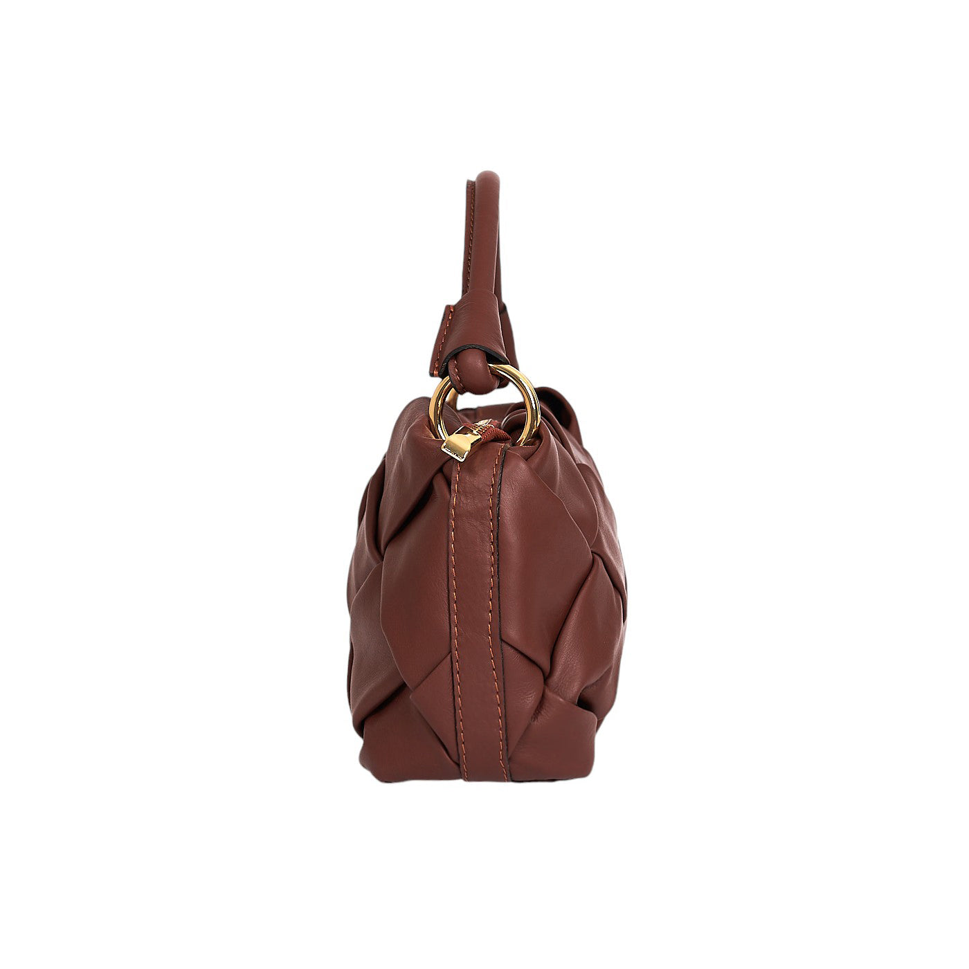 Borsa a spalla da donna in vera pelle con tracolla regolabile mod. GRACE