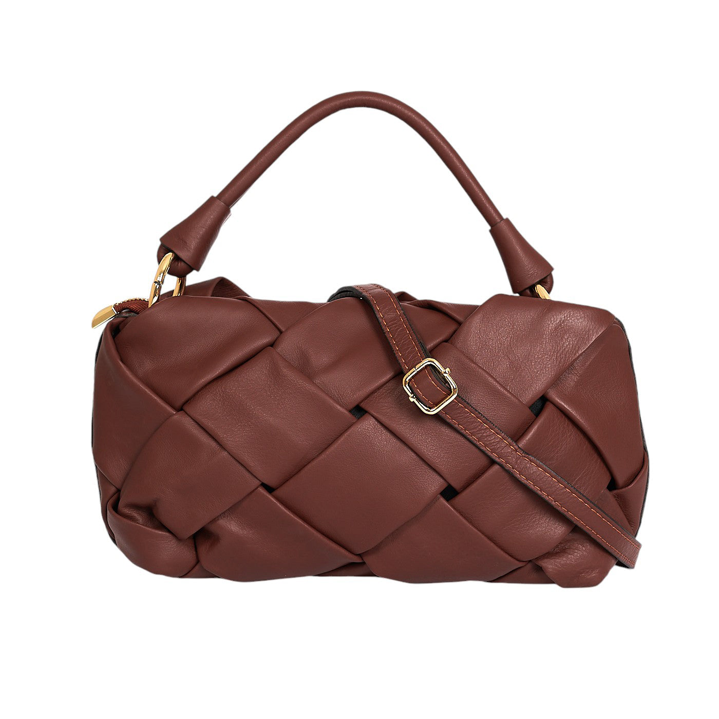 Borsa a spalla da donna in vera pelle con tracolla regolabile mod. GRACE