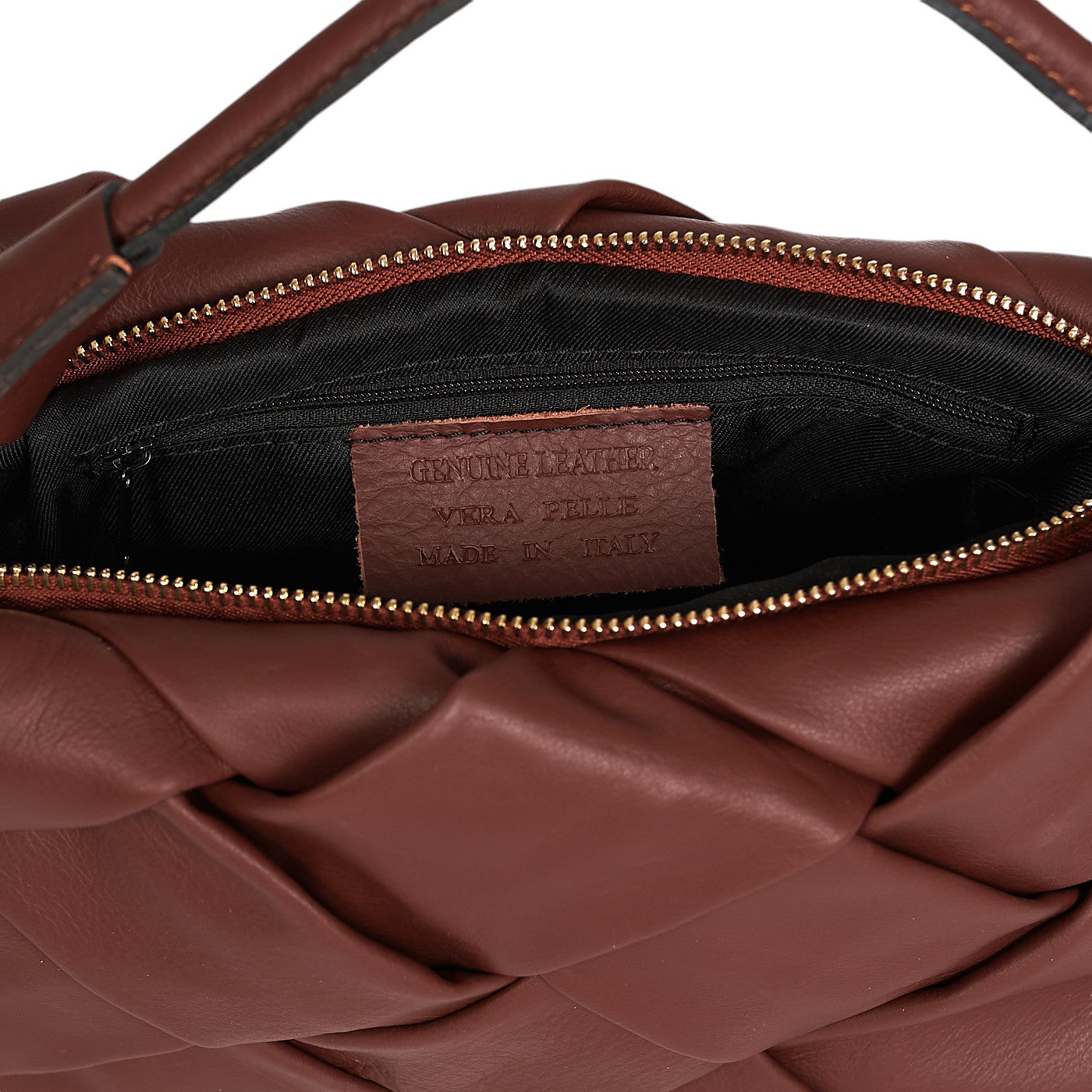 Borsa a spalla da donna in vera pelle con tracolla regolabile mod. GRACE