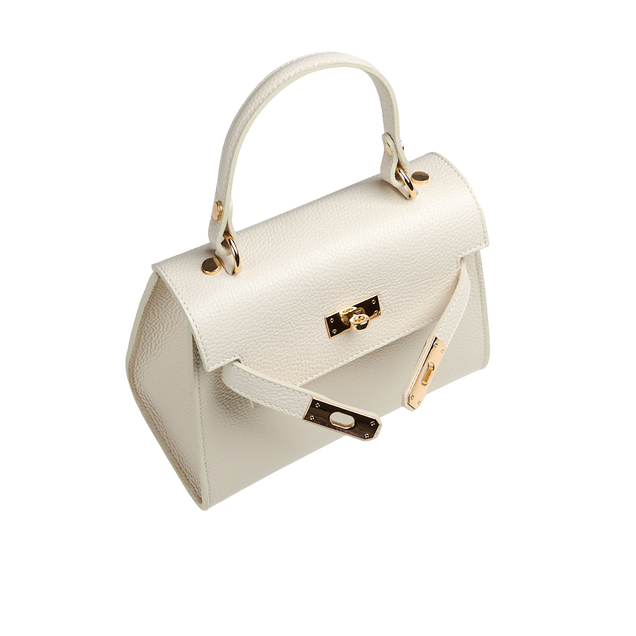 Borsa a spalla donna in vera pelle con tracolla regolabile mod. LILY