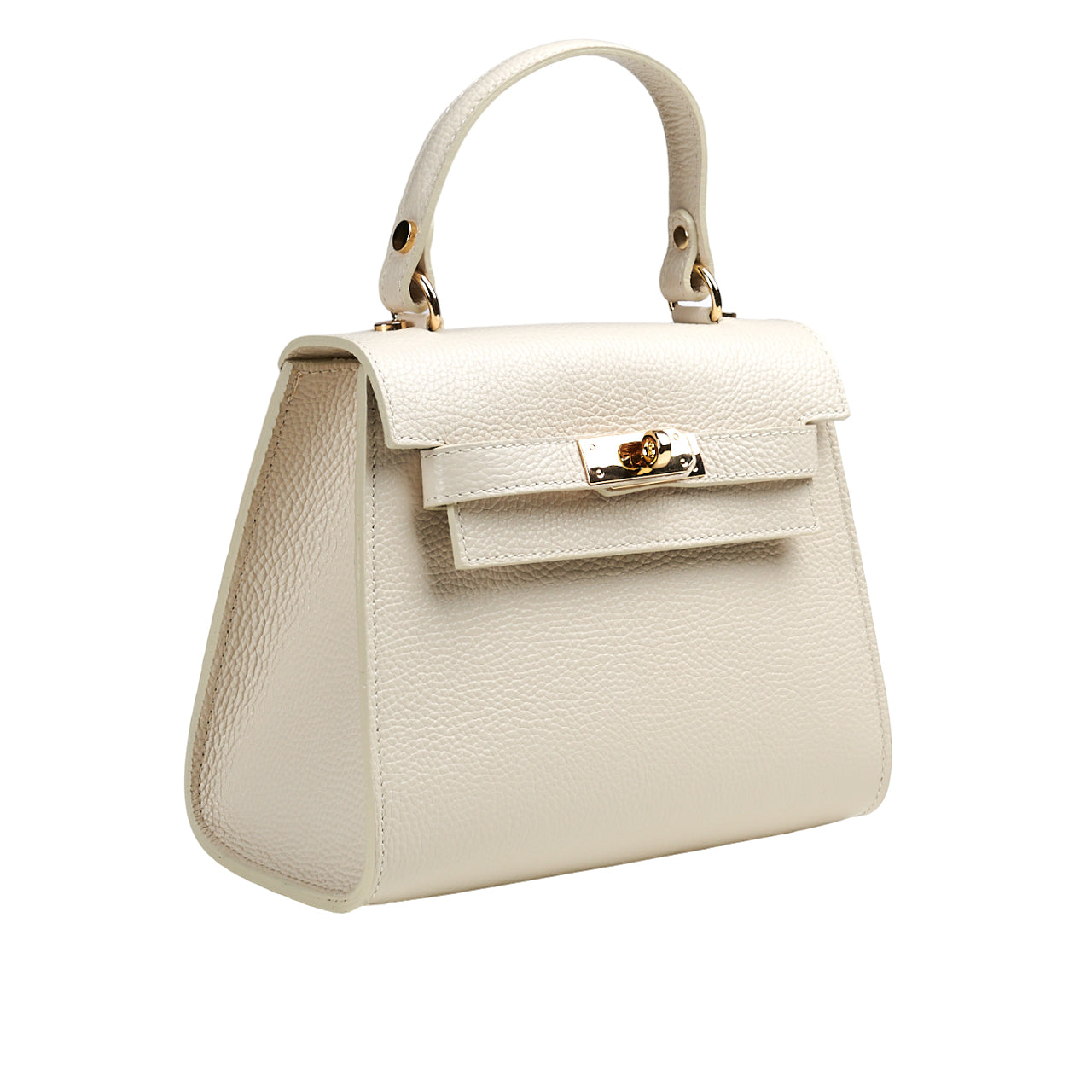 Borsa a spalla donna in vera pelle con tracolla regolabile mod. LILY