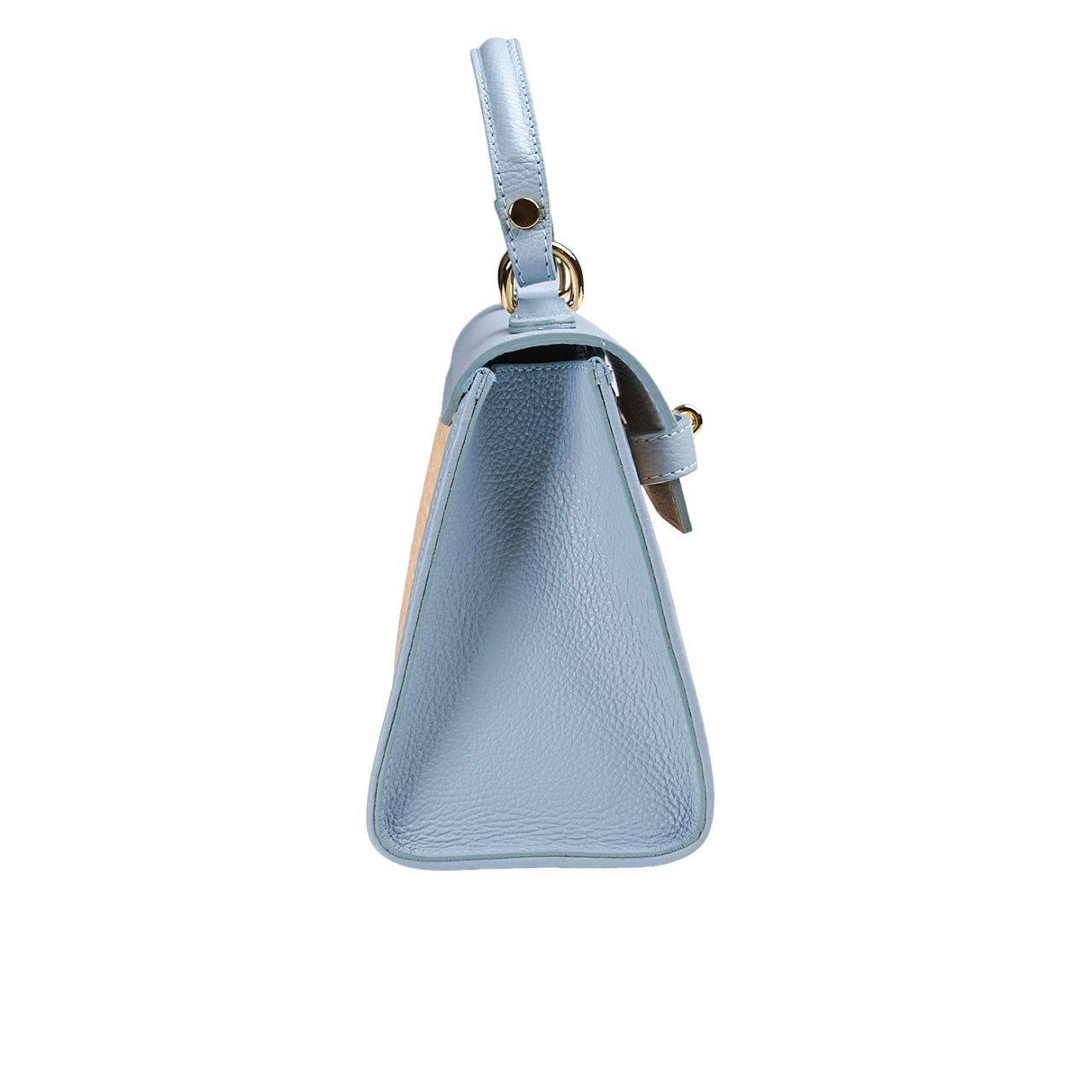 Borsa a spalla donna in vera pelle con tracolla regolabile mod. LILY-RAFIA