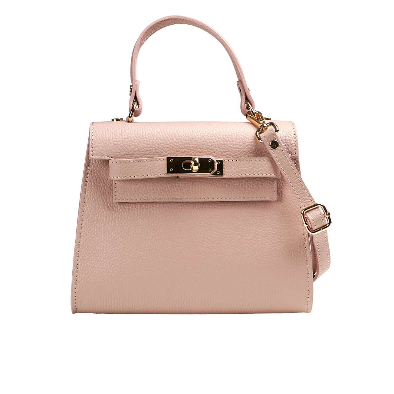 Borsa a spalla donna in vera pelle con tracolla regolabile mod. LILY