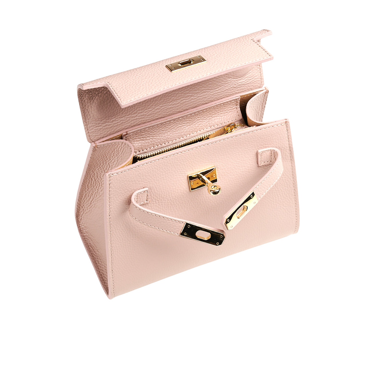 Borsa a spalla donna in vera pelle con tracolla regolabile mod. LILY