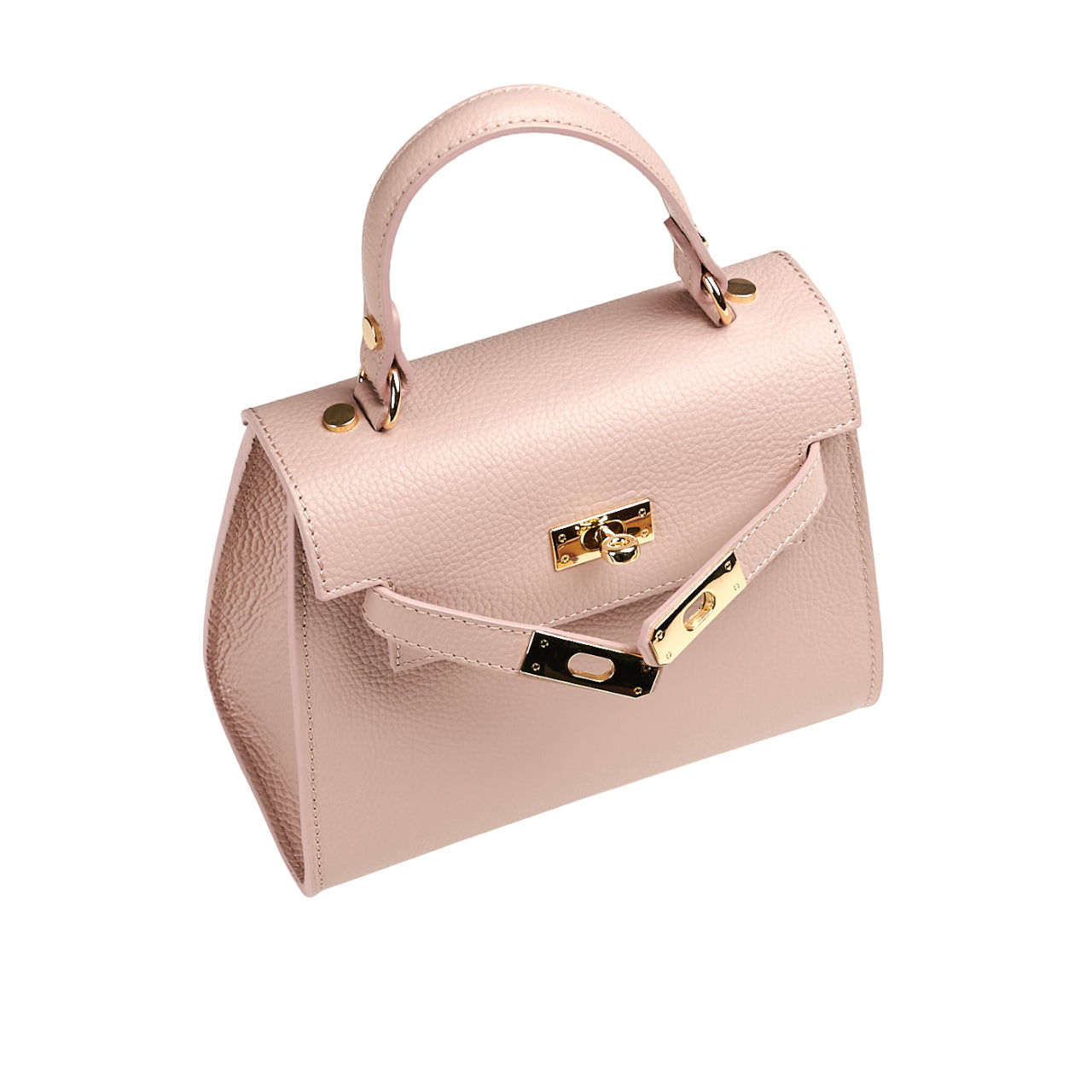 Borsa a spalla donna in vera pelle con tracolla regolabile mod. LILY