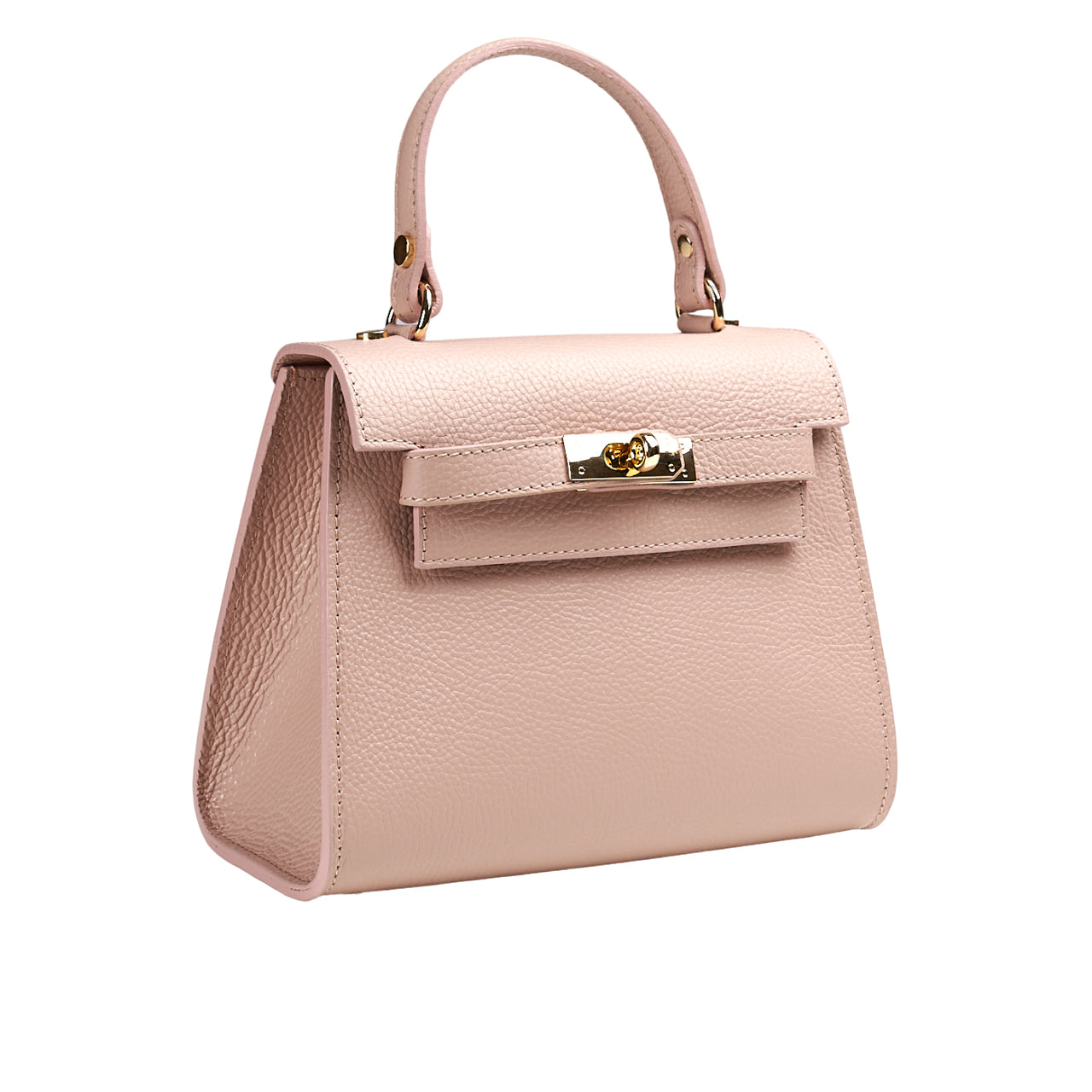 Borsa a spalla donna in vera pelle con tracolla regolabile mod. LILY