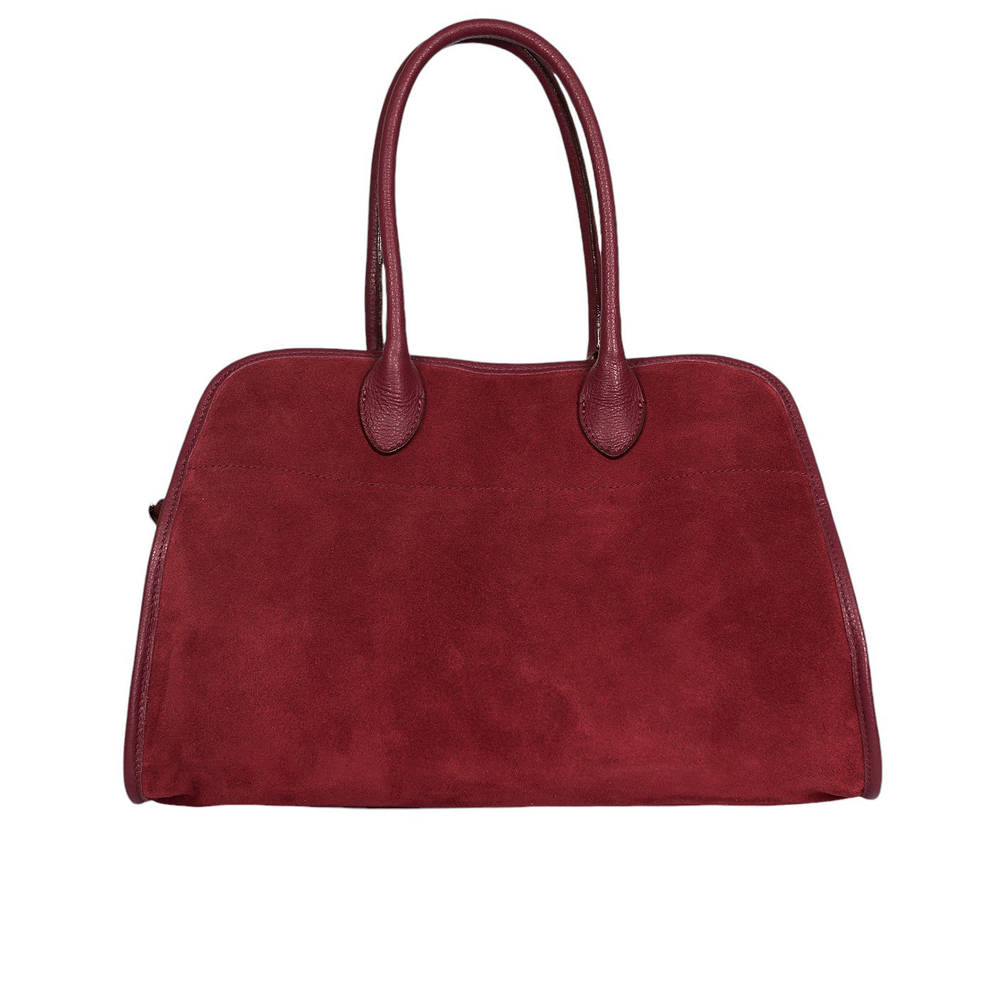 Borsa shopping donna con doppio manico in vera pelle di vitello e in p