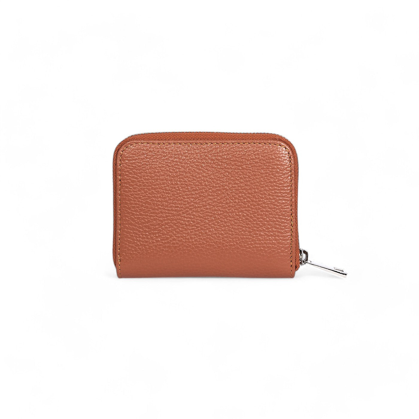 Portafoglio piccolo Unisex in Vera Pelle Chiusura con zip