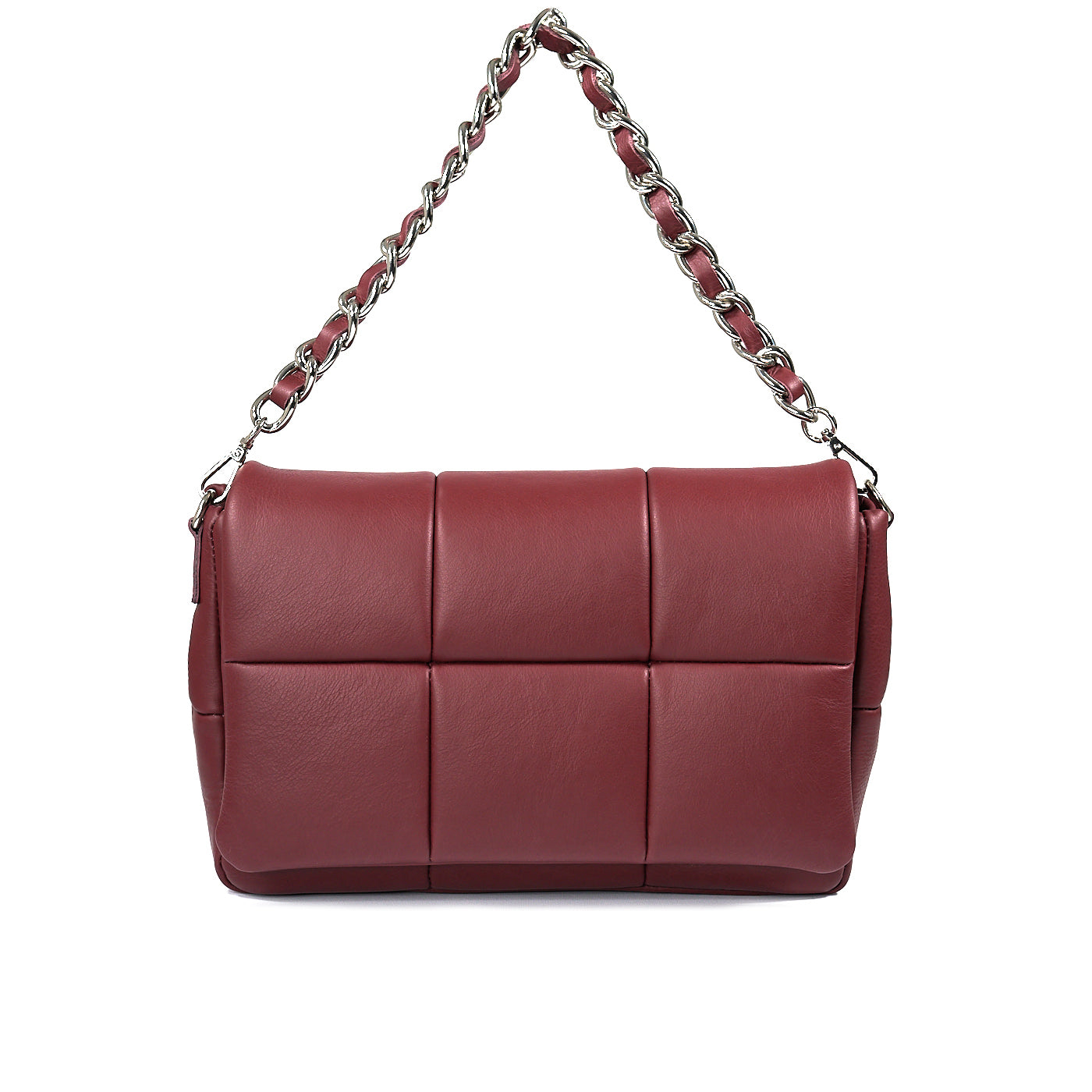 Borsa a spalla in vera pelle con tracolla regolabile mod. BEATRIX