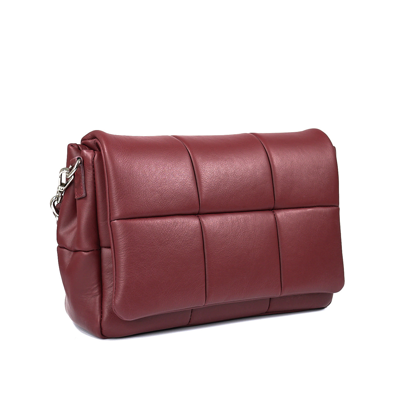 Borsa a spalla in vera pelle con tracolla regolabile mod. BEATRIX