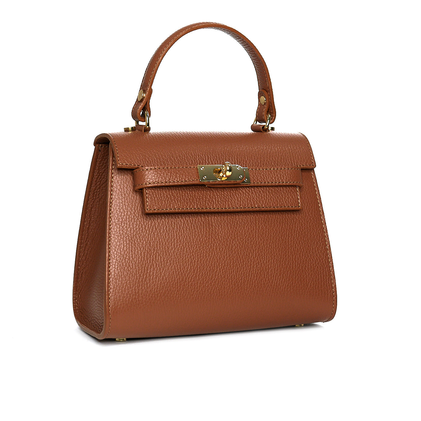 Borsa a spalla donna in vera pelle con tracolla regolabile mod. LILY