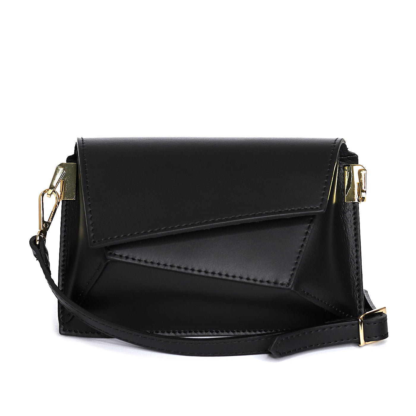 Borsa a spalla da donna in vera pelle con tracolla regolabile mod. CHARLOTTE