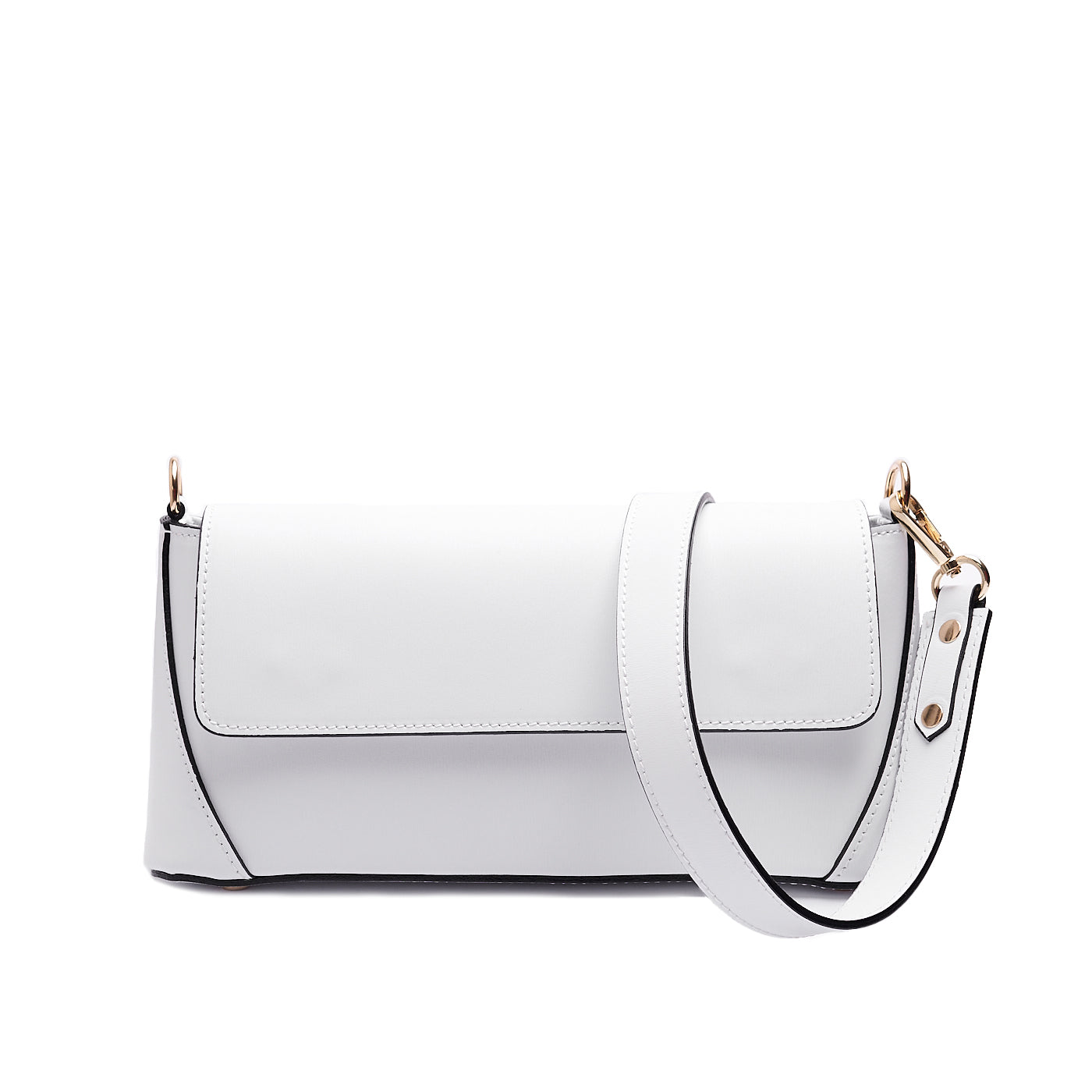 Borsa a spalla da Donna in Vera Pelle con tracolla regolabile Mod. AURORA