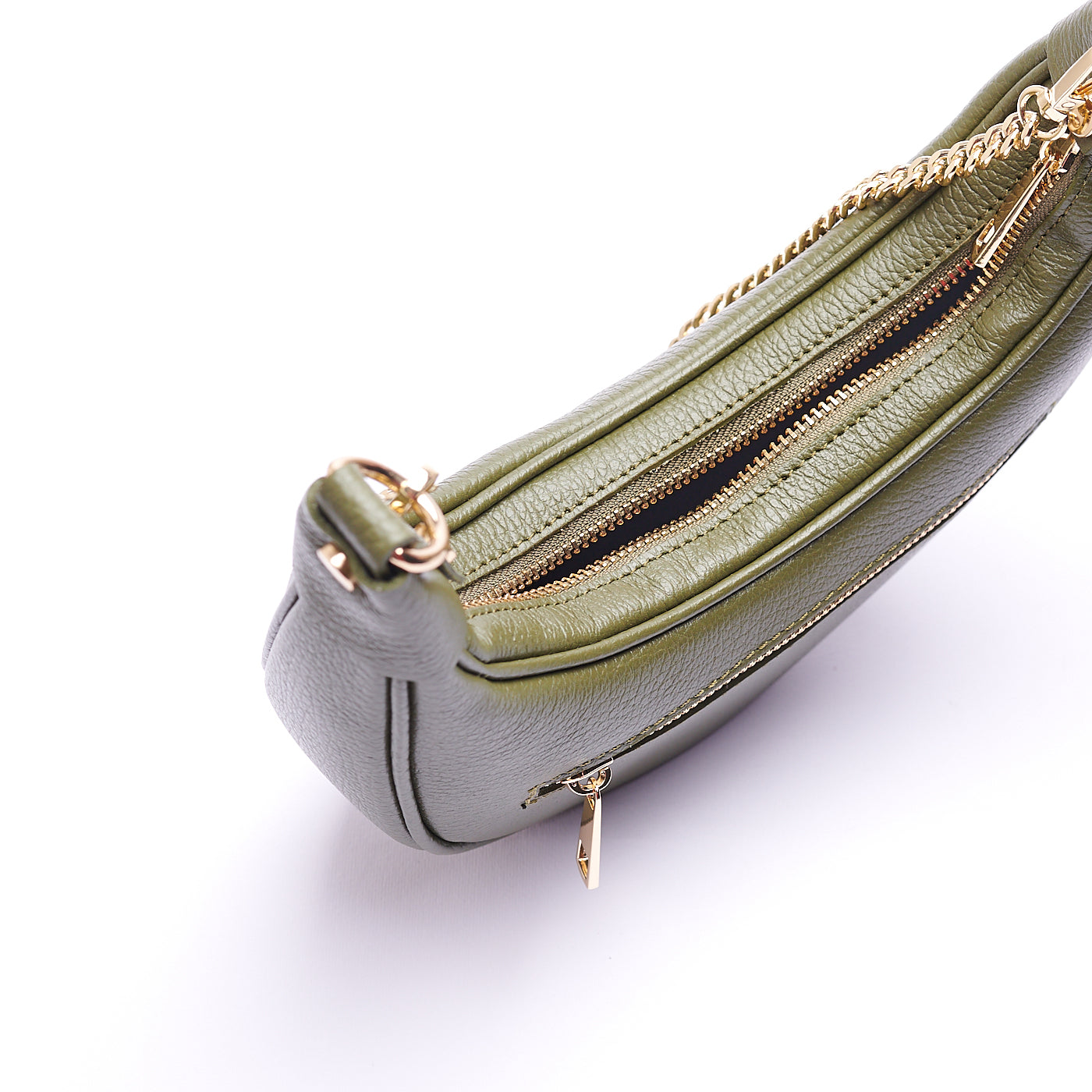 Borsa a spalla da Donna in Vera Pelle con tracolla regolabile Mod. CARLA