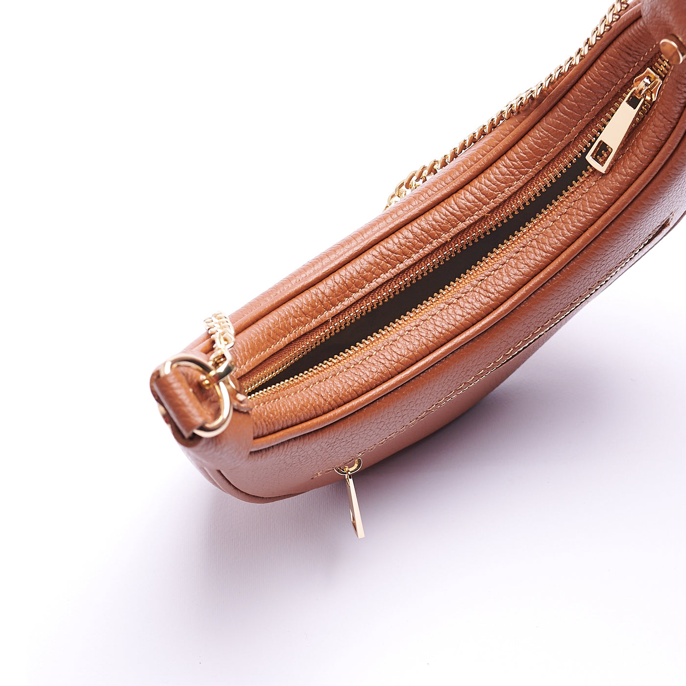 Borsa a spalla da Donna in Vera Pelle con tracolla regolabile Mod. CARLA