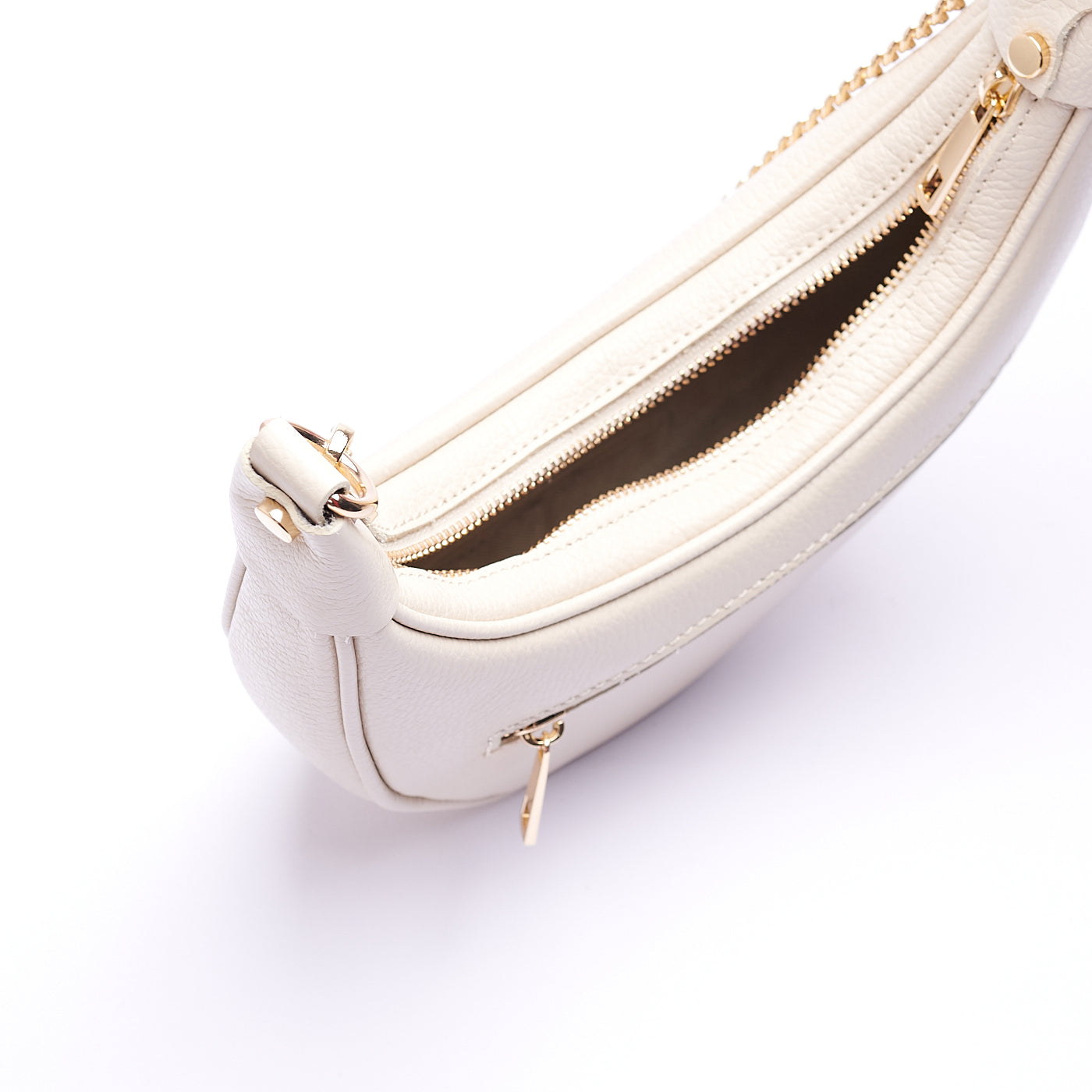 Borsa a spalla da Donna in Vera Pelle con tracolla regolabile Mod. CARLA