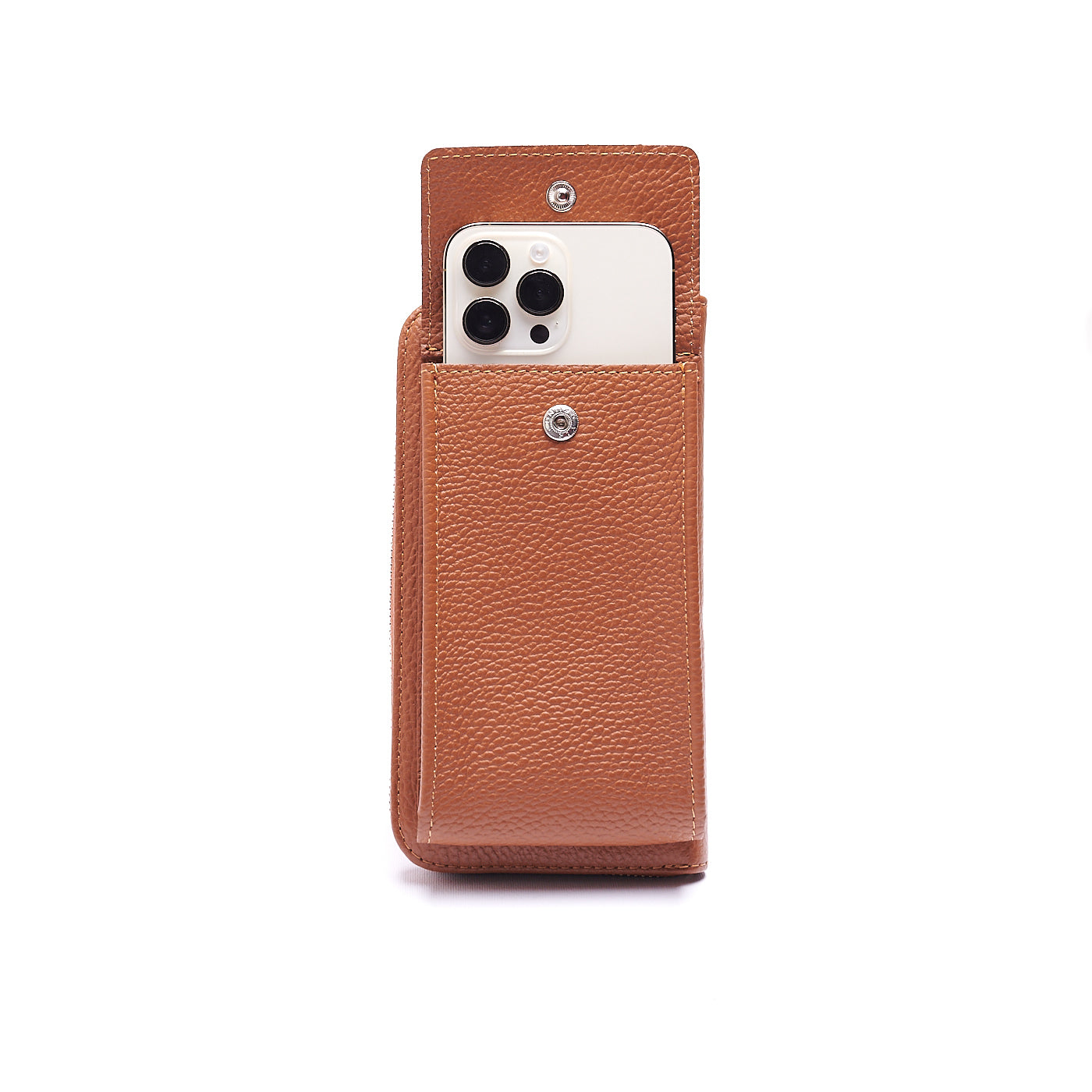 Tracolla portafoglio portatelefono in Vera Pelle con tracolla regolabile Mod. BLAIR