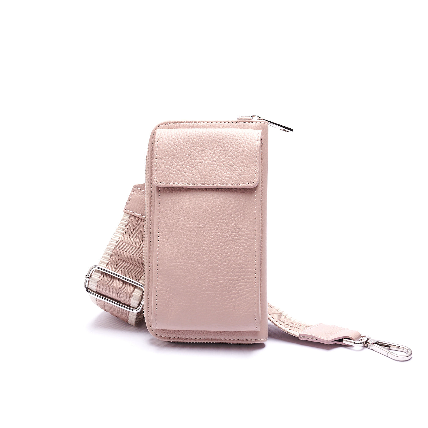 TRACOLLA PORTAFOGLIO PORTATELEFONO IN VERA PELLE CON TRACOLLA REGOLABILE MOD. BLAIR