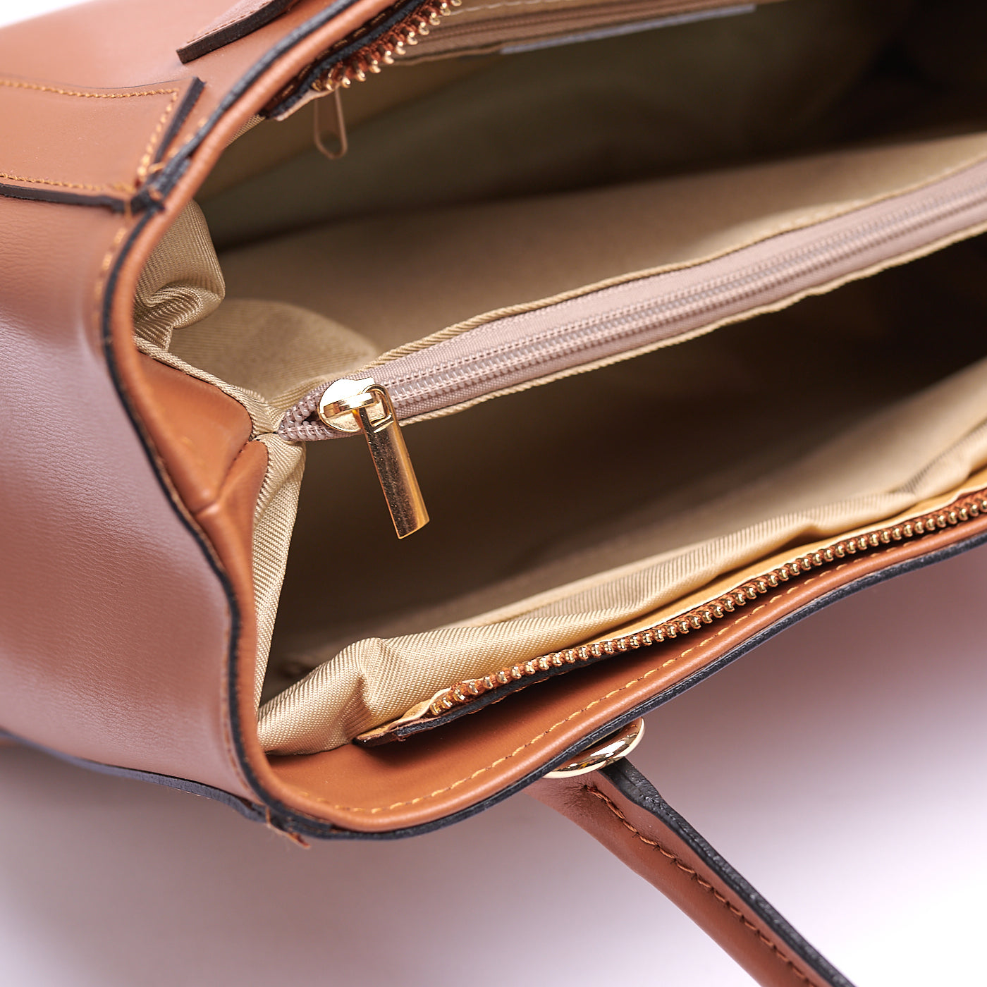 Borsa shopping donna con doppio manico in vera pelle e con tracolla regolabile mod. GINEVRA