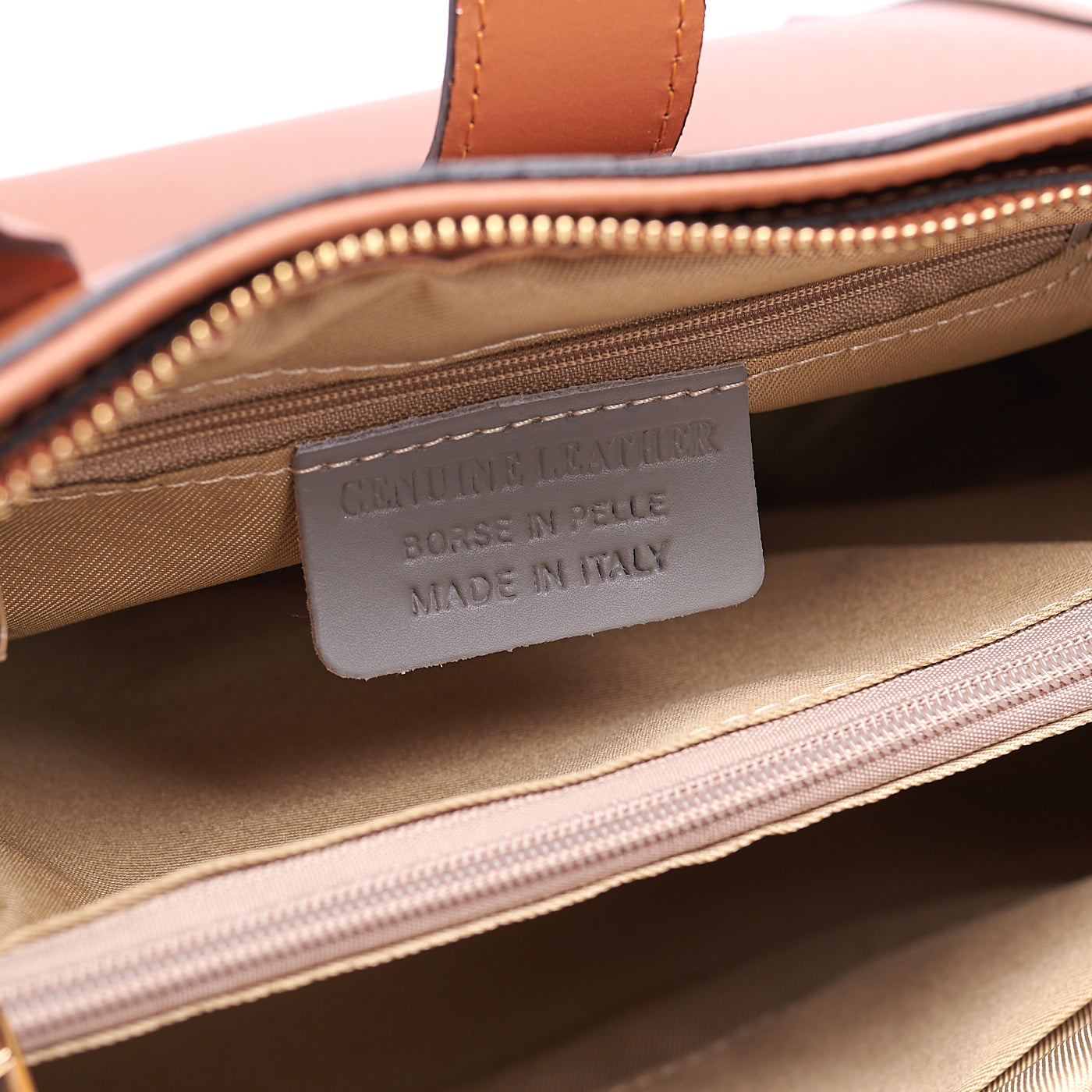 Borsa shopping donna con doppio manico in vera pelle e con tracolla regolabile mod. GINEVRA