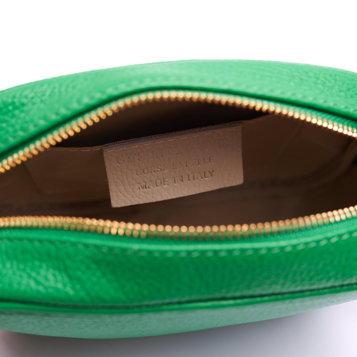 Borsa a spalla da Donna in Vera Pelle con tracolla regolabile Mod. PERLA