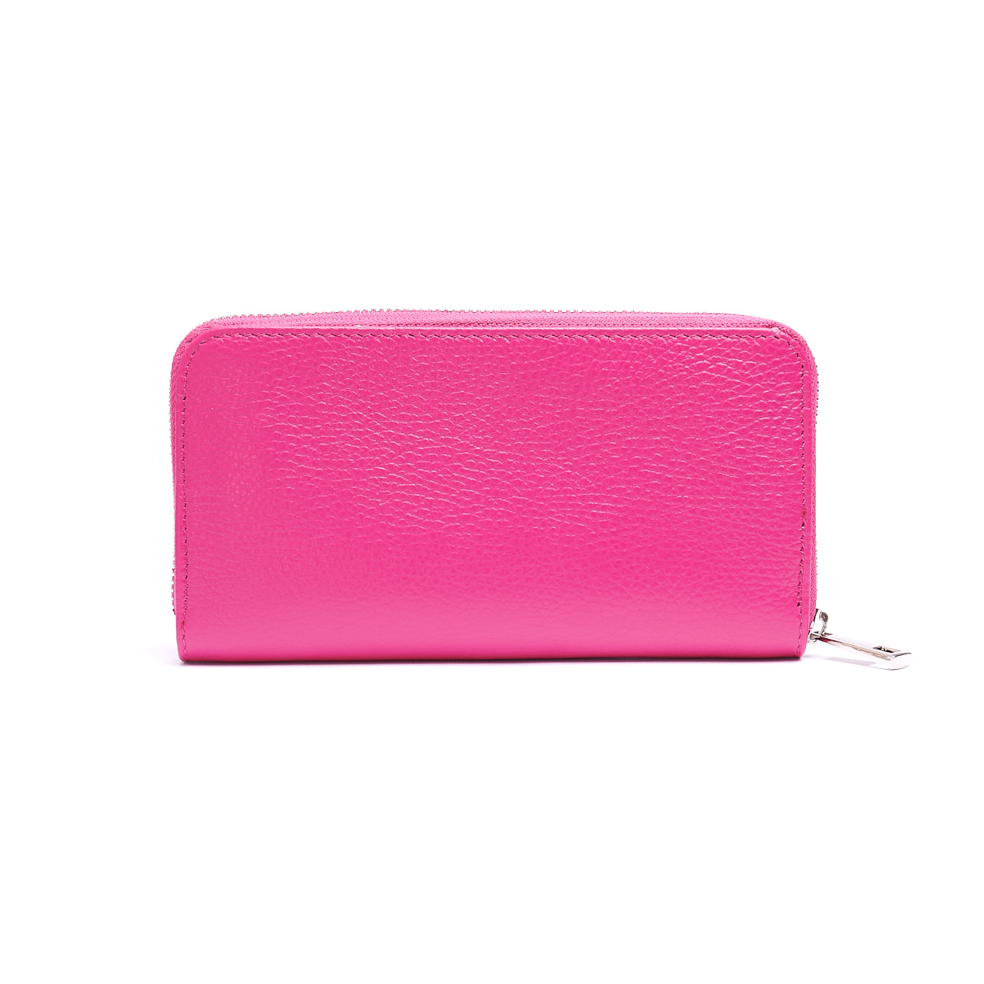 Portafoglio grande Unisex in Vera Pelle Chiusura con zip