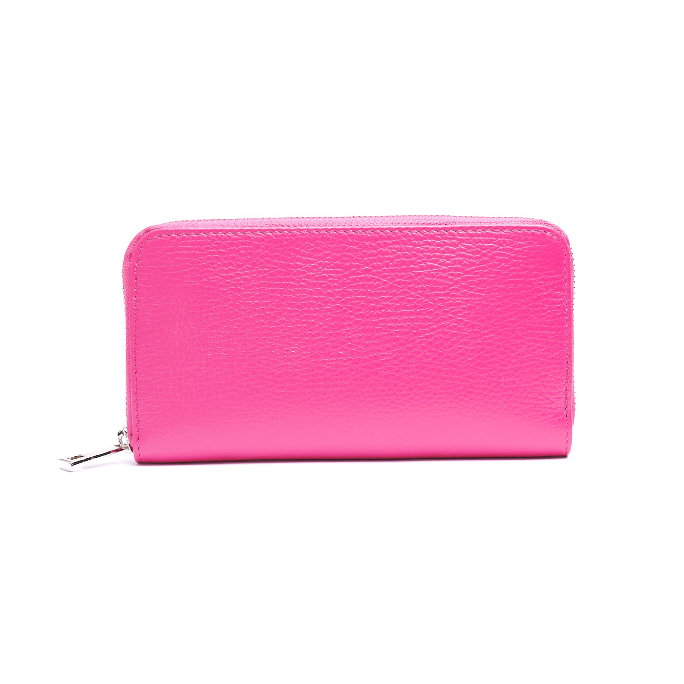 Portafoglio grande Unisex in Vera Pelle Chiusura con zip